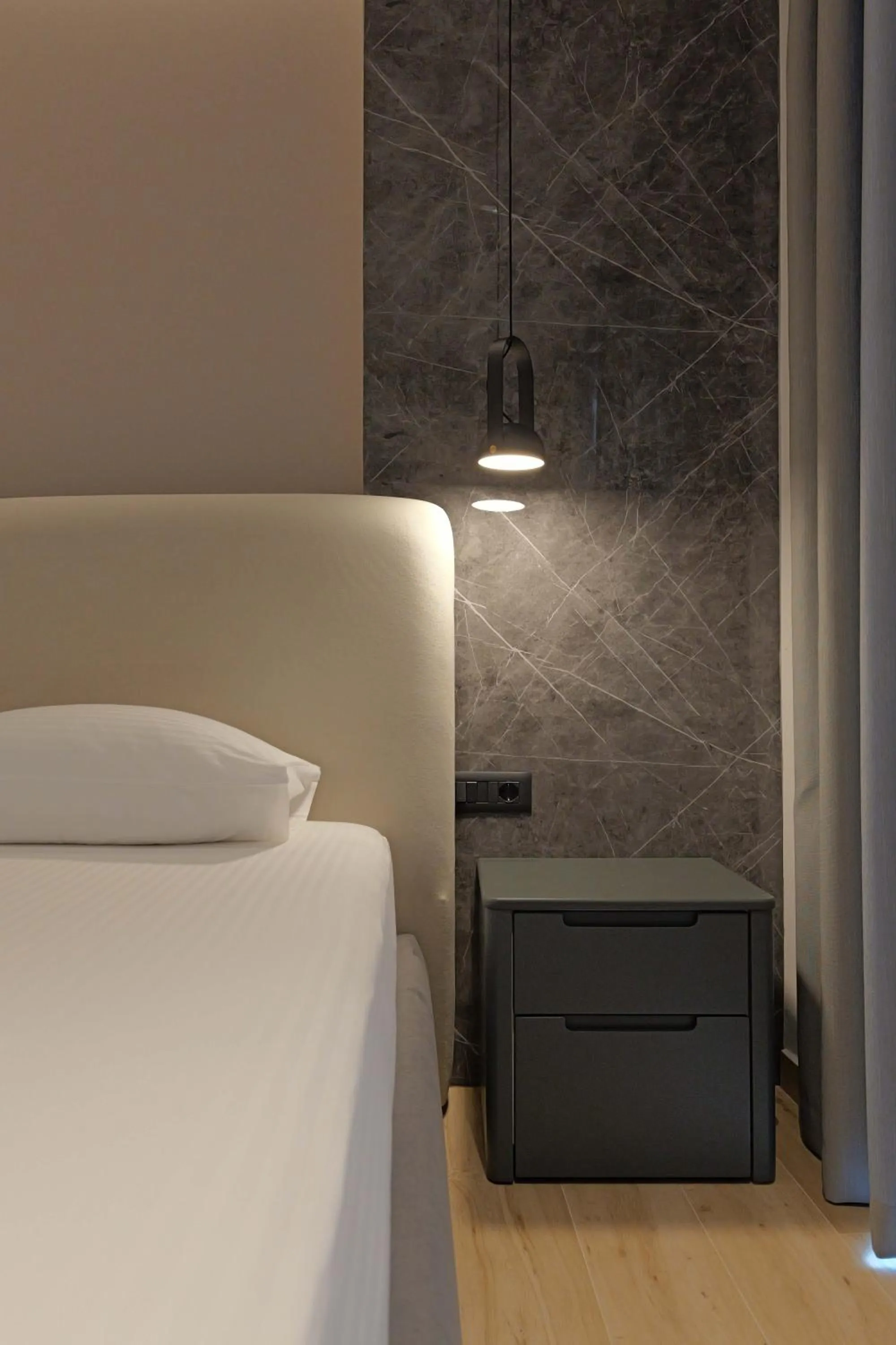 Bed in Ori Mare Hotel