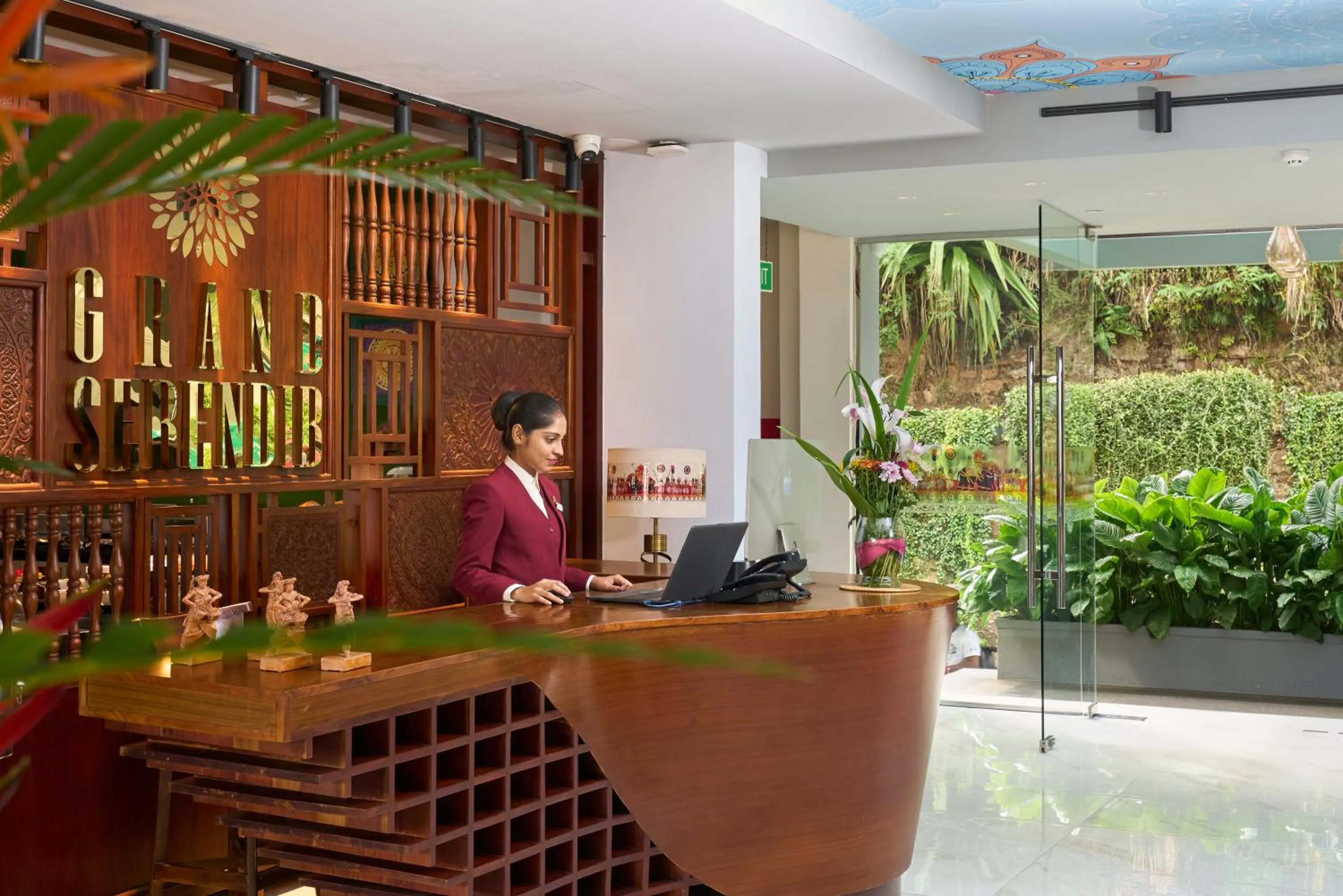 Staff in Grand Serendib Hotel