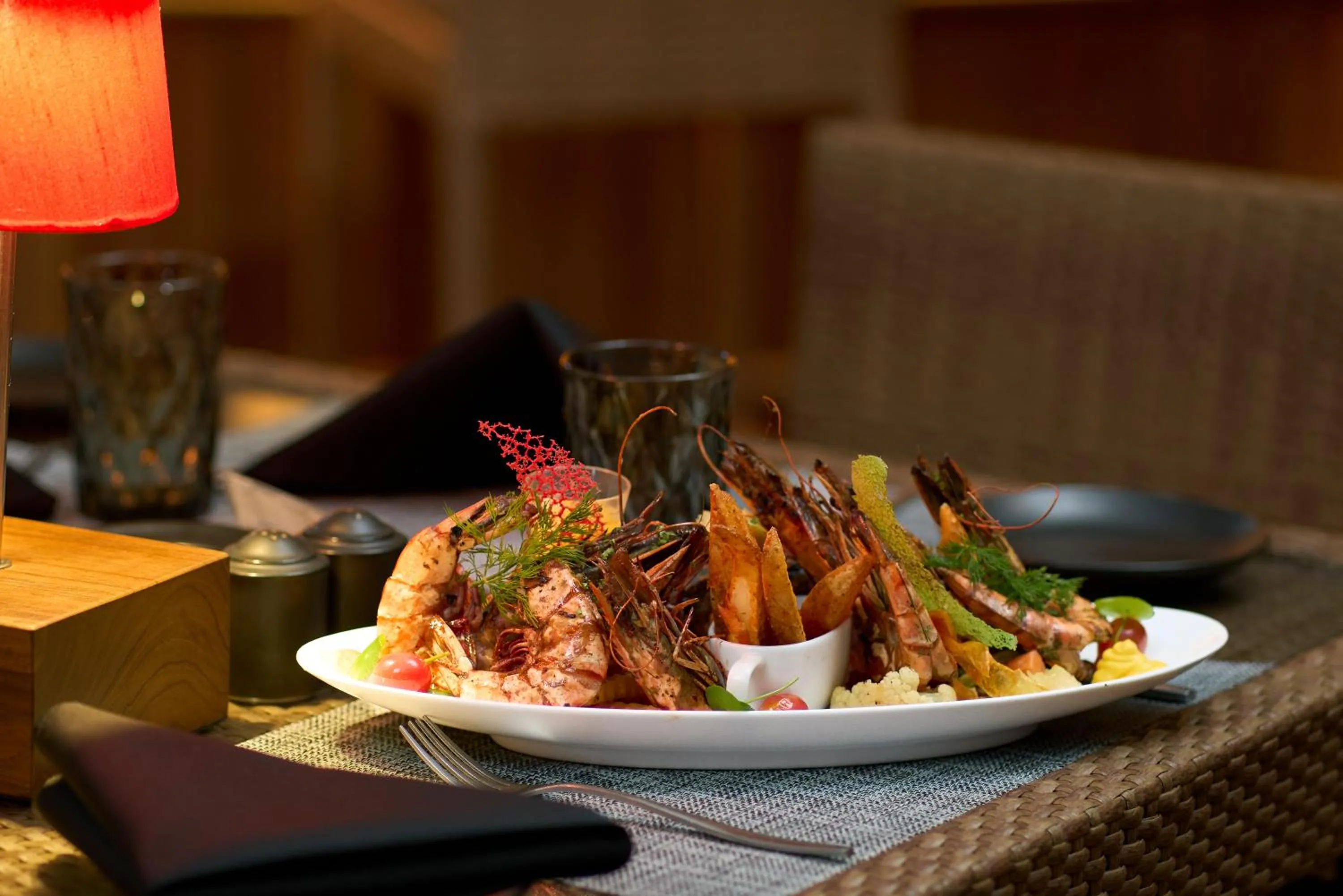 Food and drinks in Grand Serendib Hotel