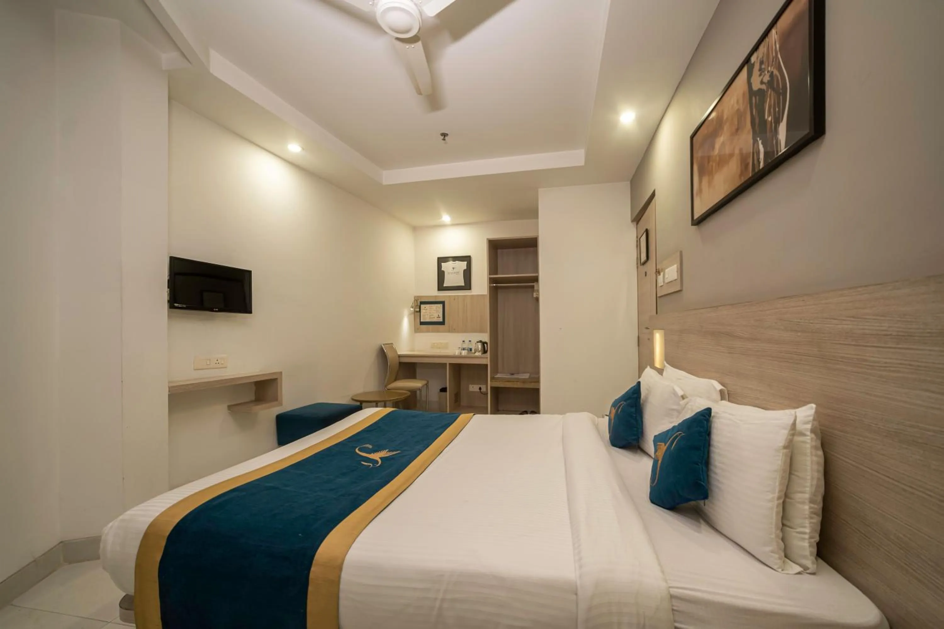 Bed in Sparrow Hotel Managed by Siara Sariska Alwar