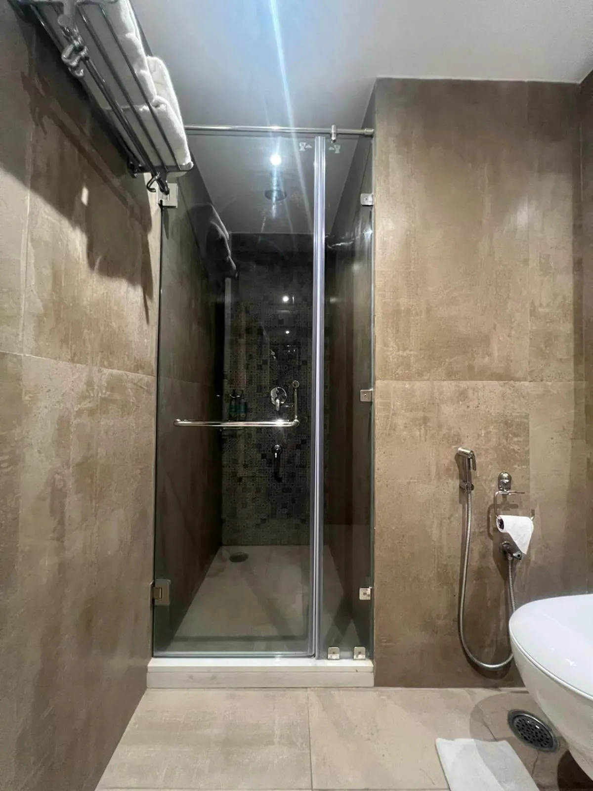 Bathroom in Sparrow Hotel Managed by Siara Sariska Alwar