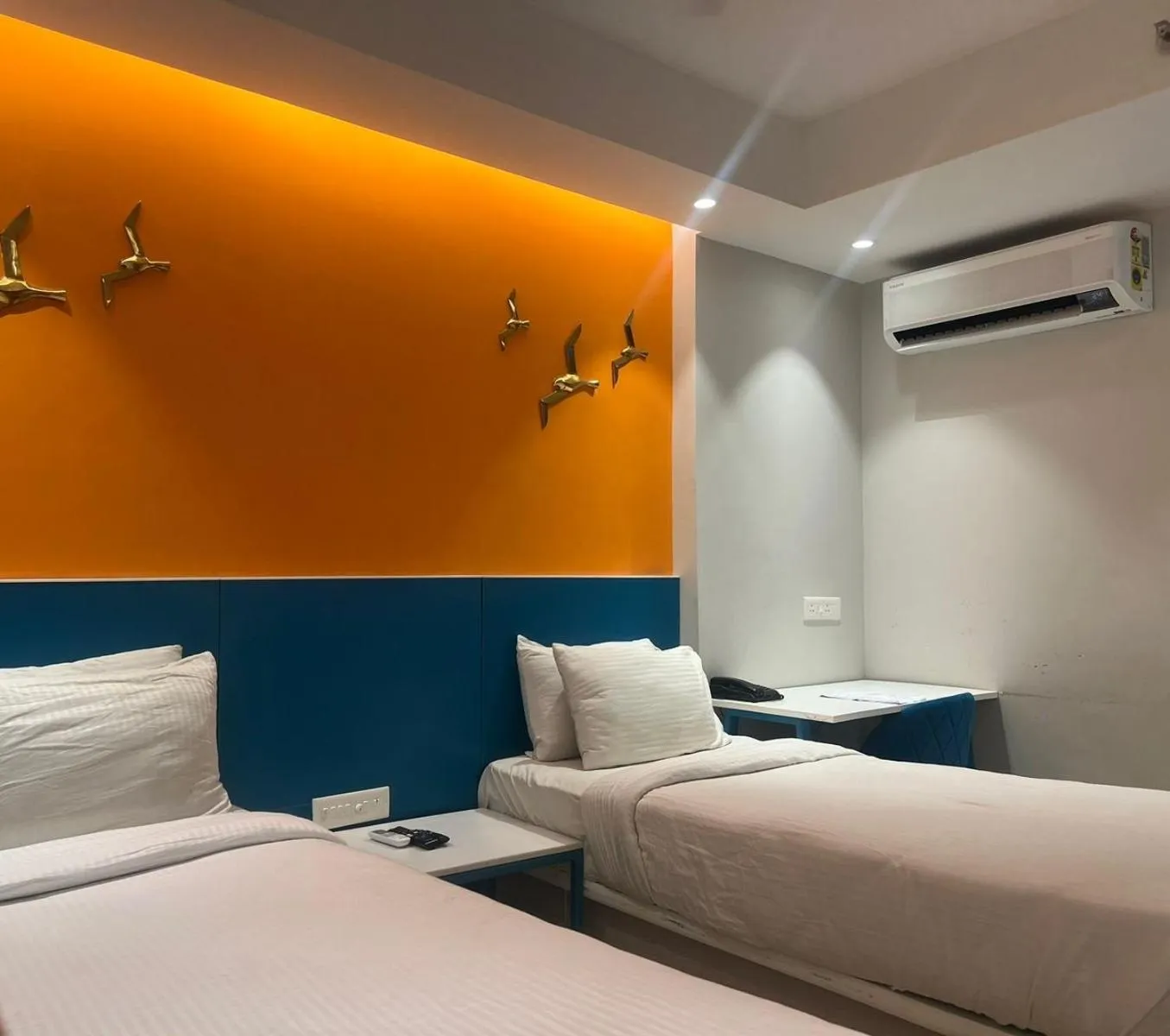 Bed in Sparrow Hotel Managed by Siara Sariska Alwar