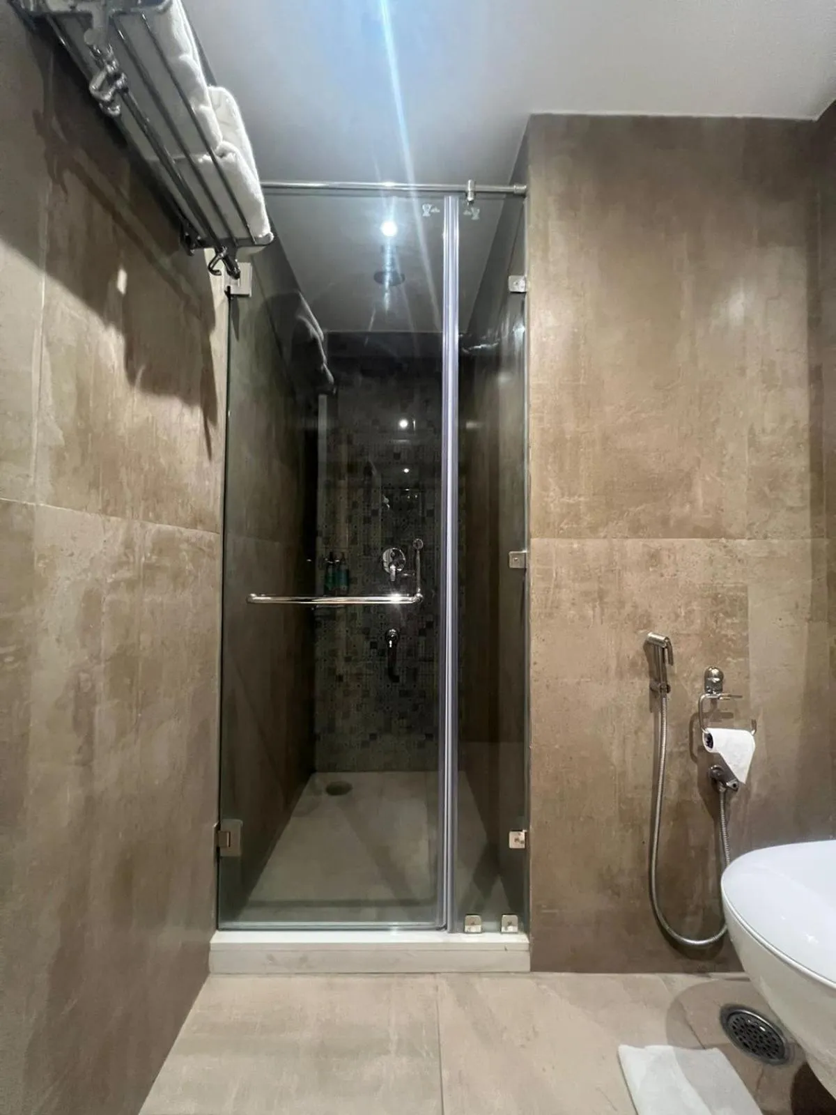 Bathroom in Sparrow Hotel Managed by Siara Sariska Alwar