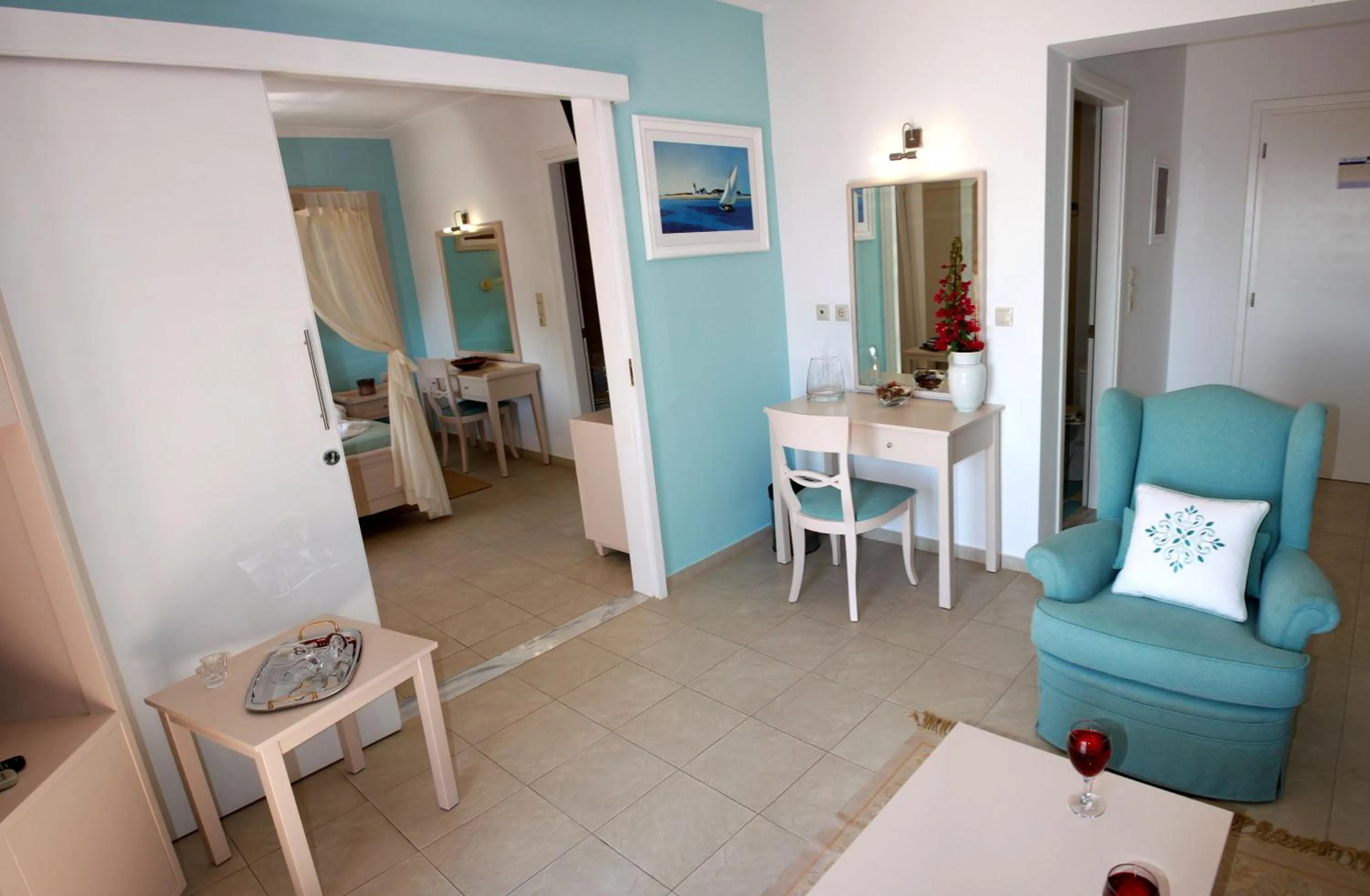 Seating area in Magic Hotel