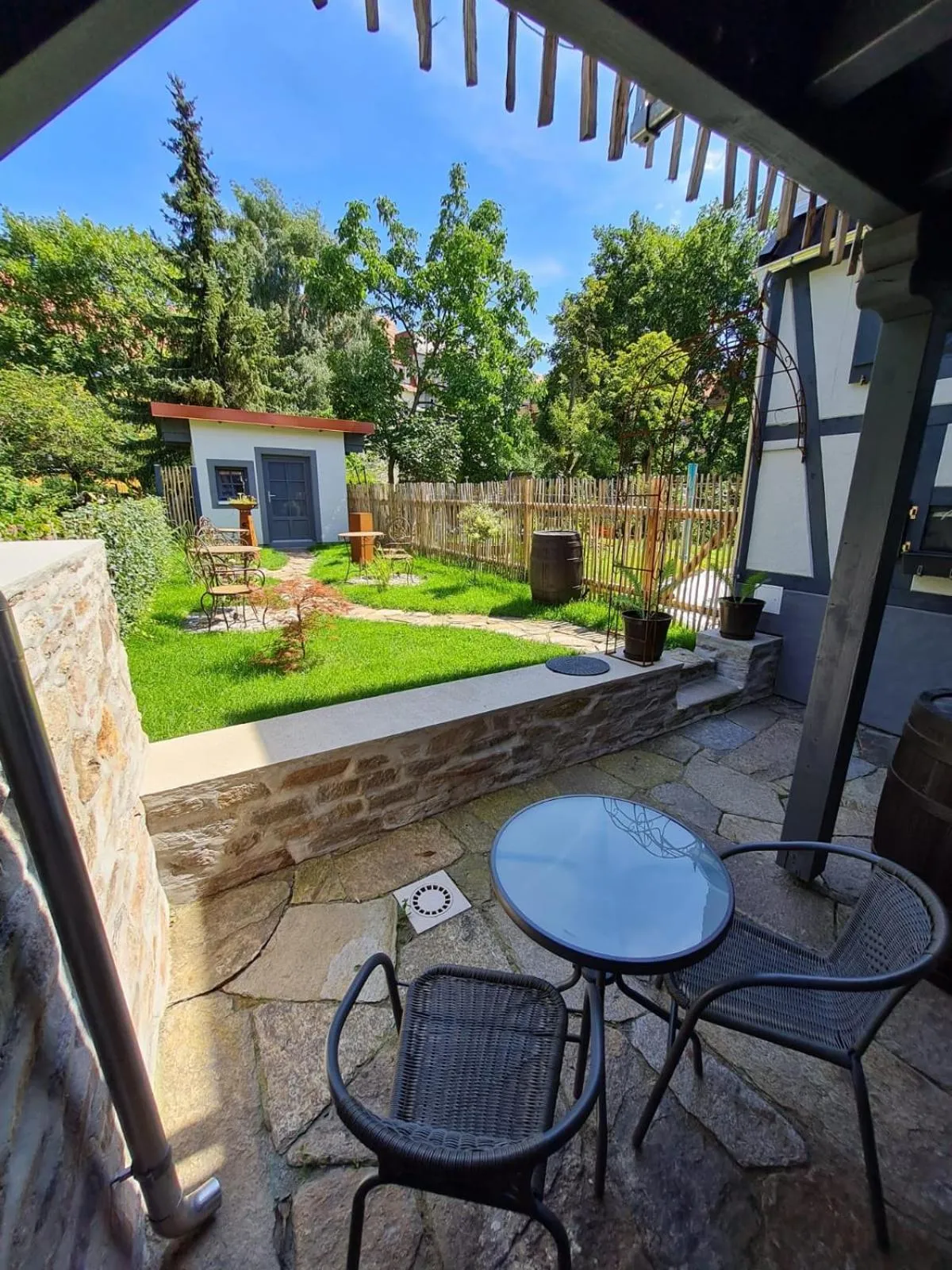 View (from property/room) in Hotel b&b altes hinterhäusel