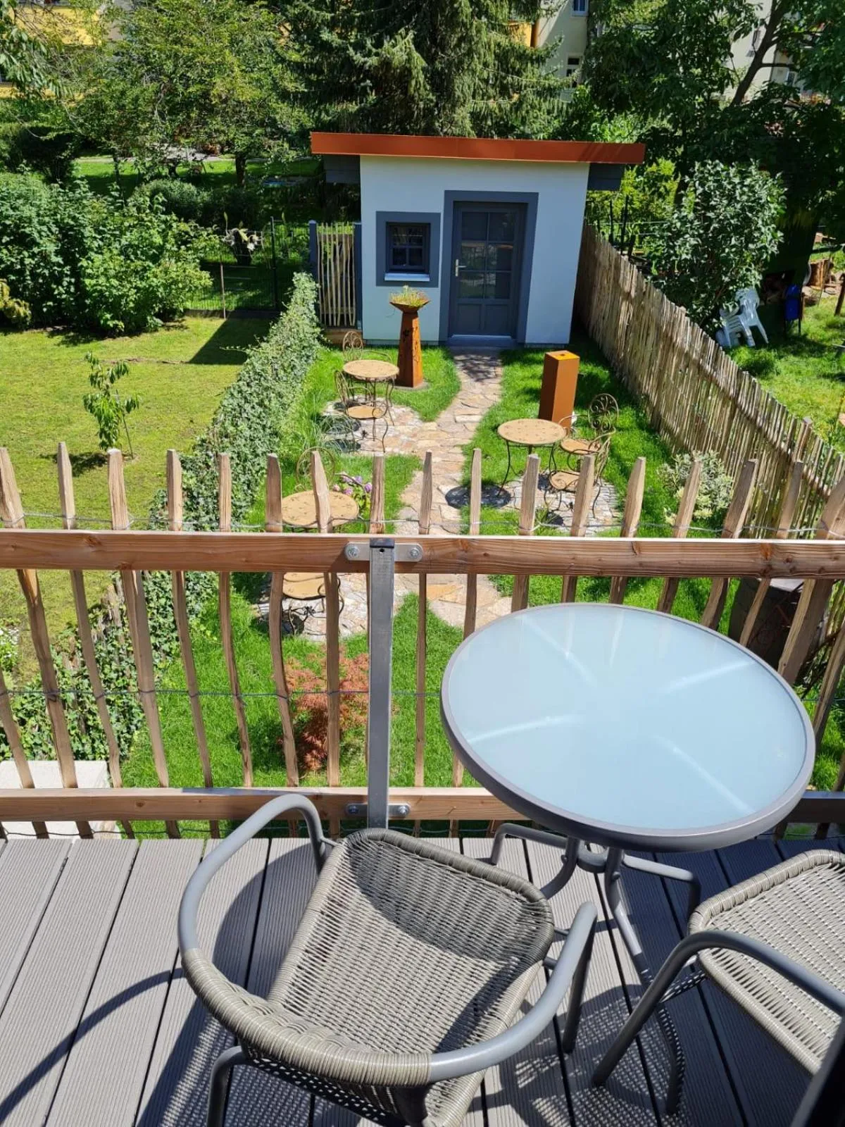 View (from property/room) in Hotel b&b altes hinterhäusel