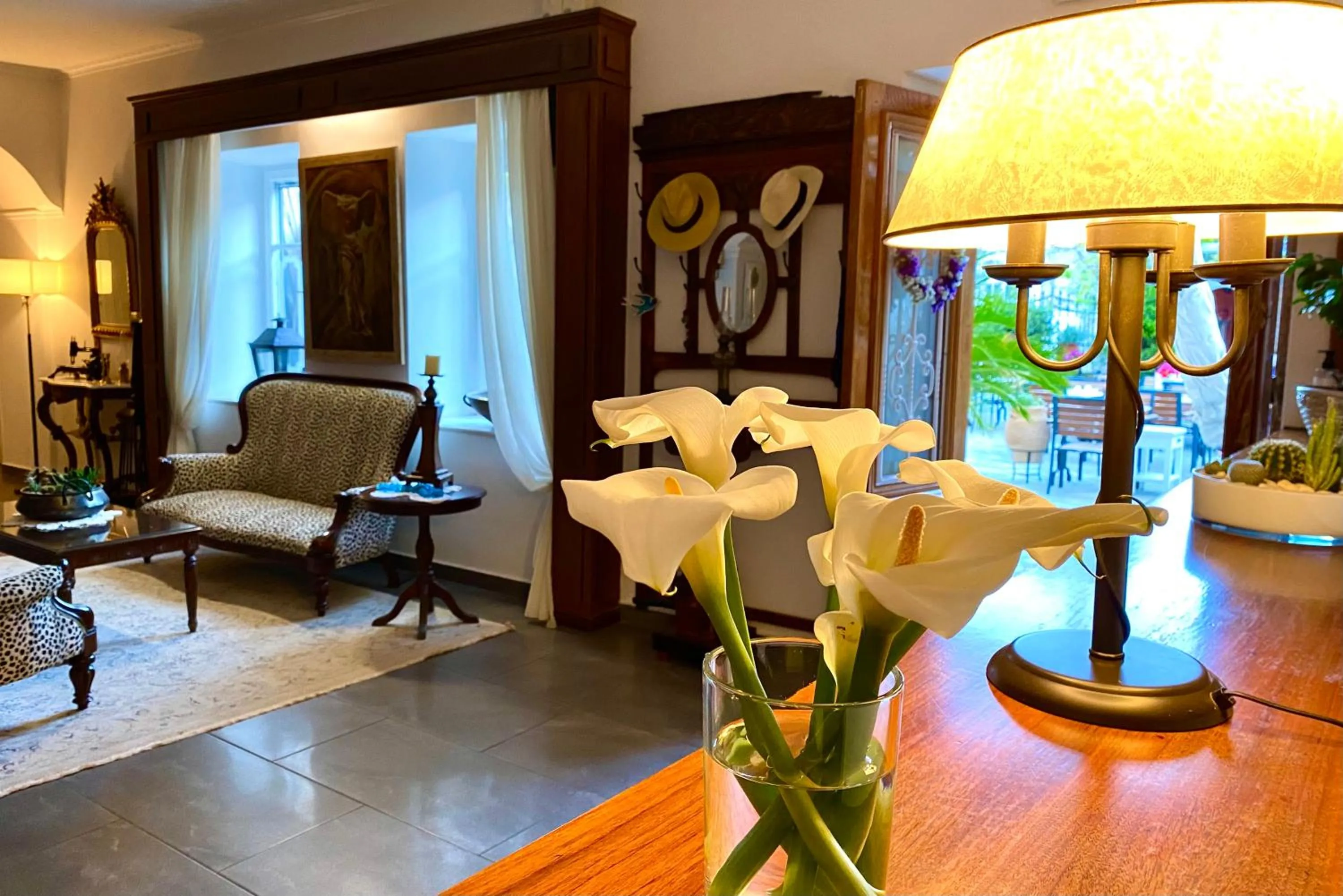 Seating area in Mistral Hotel