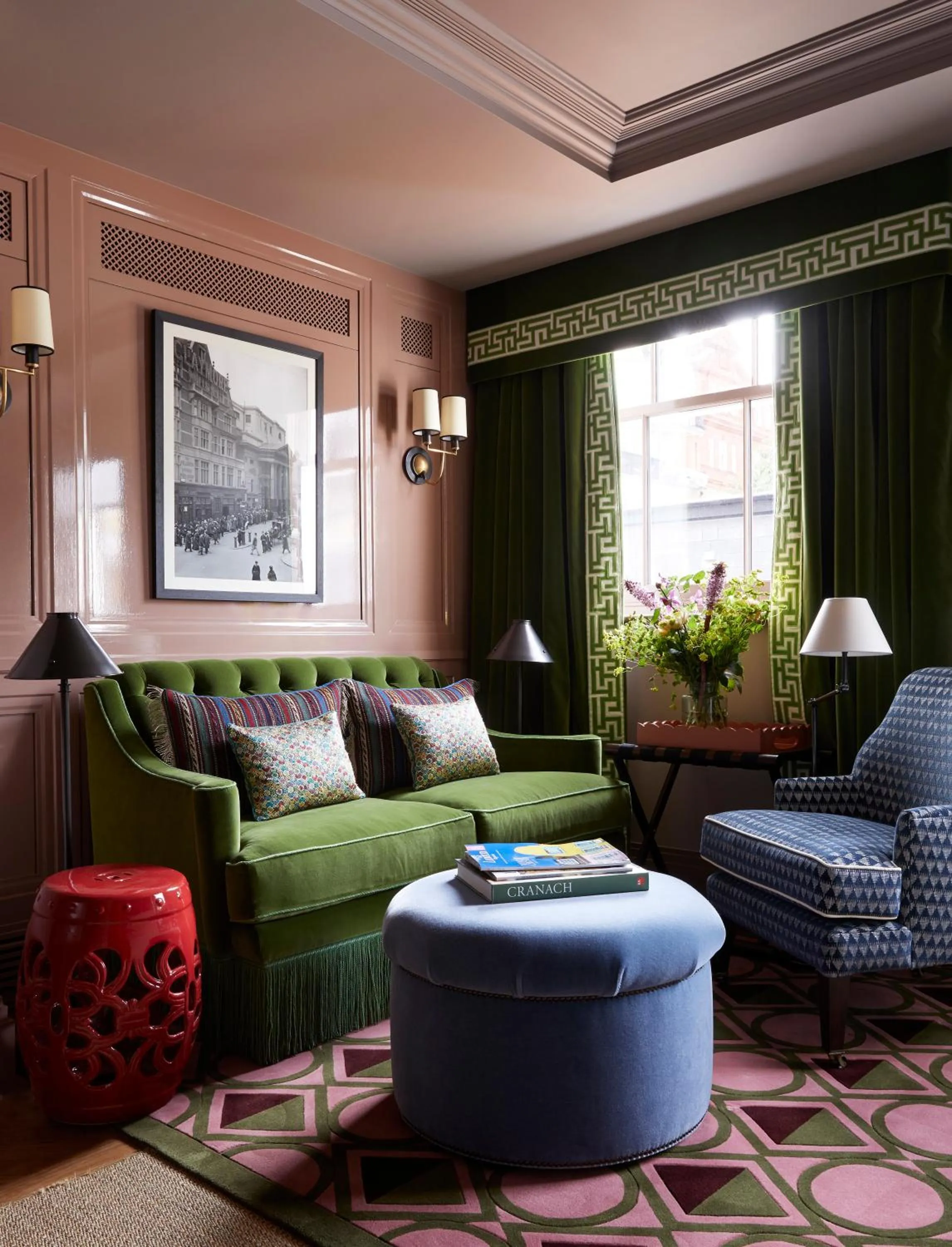 Seating area in Beaverbrook Town House