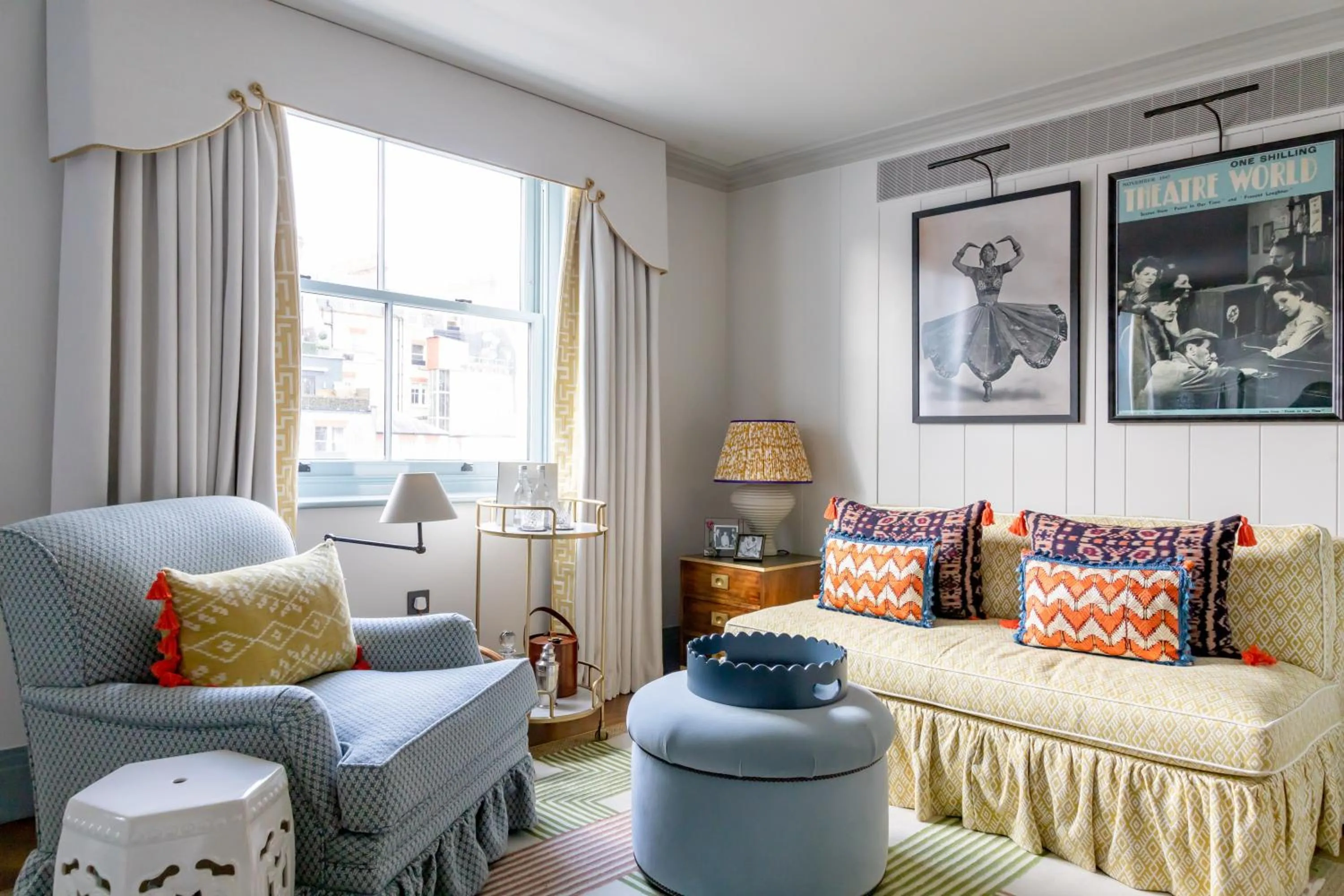 Seating area in Beaverbrook Town House