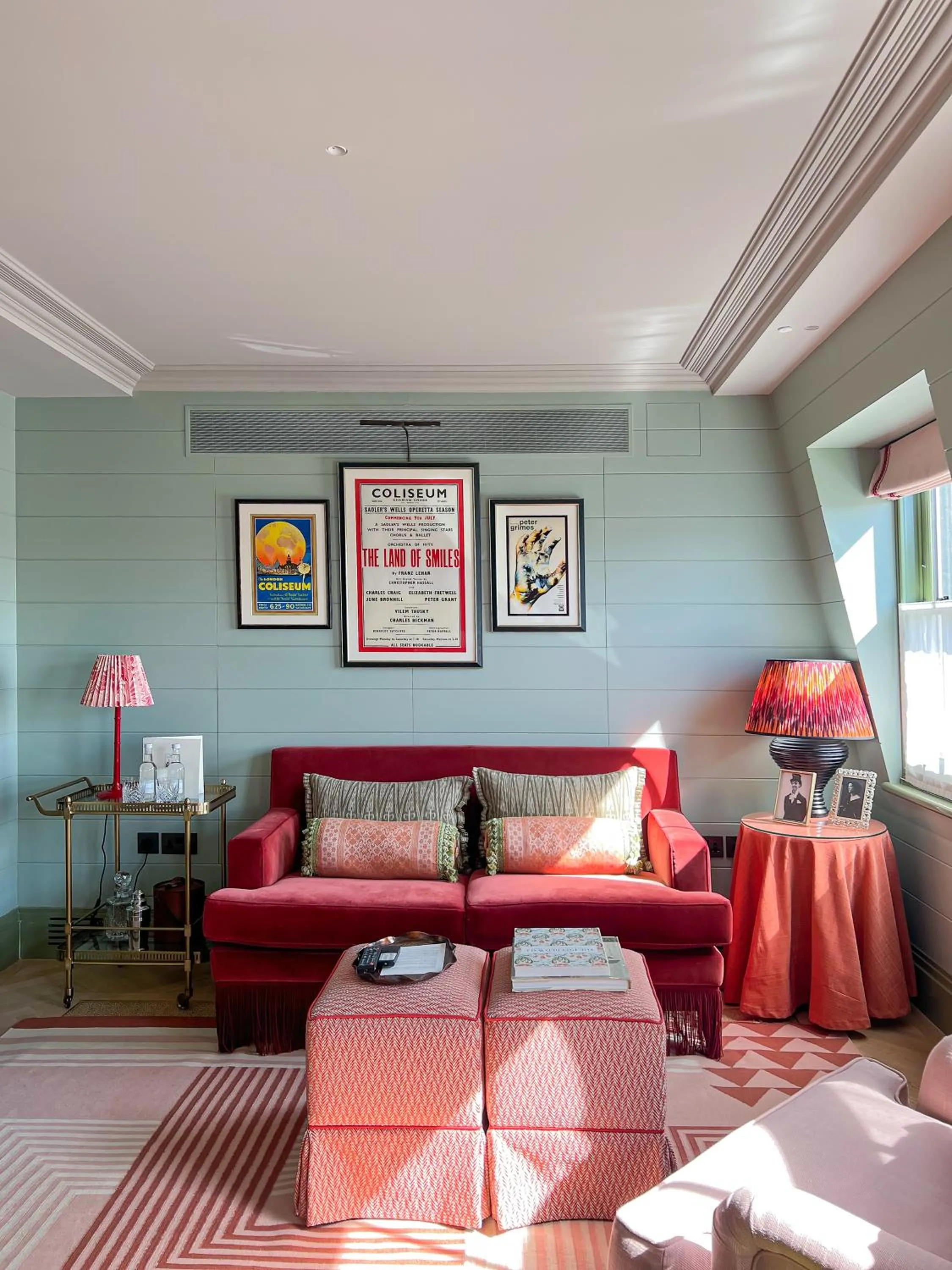 Seating area in Beaverbrook Town House