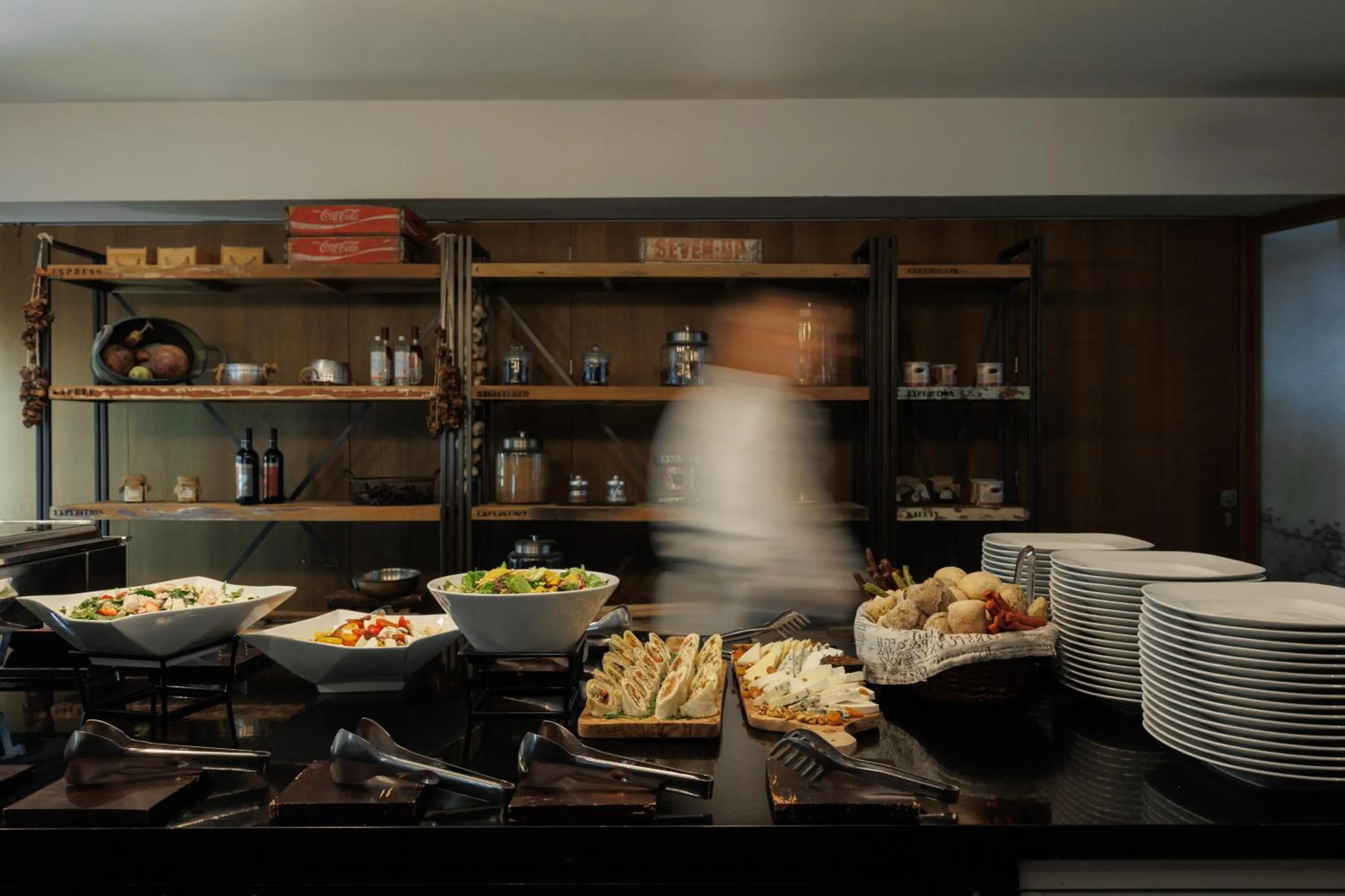 Buffet breakfast in Life Gallery Athens