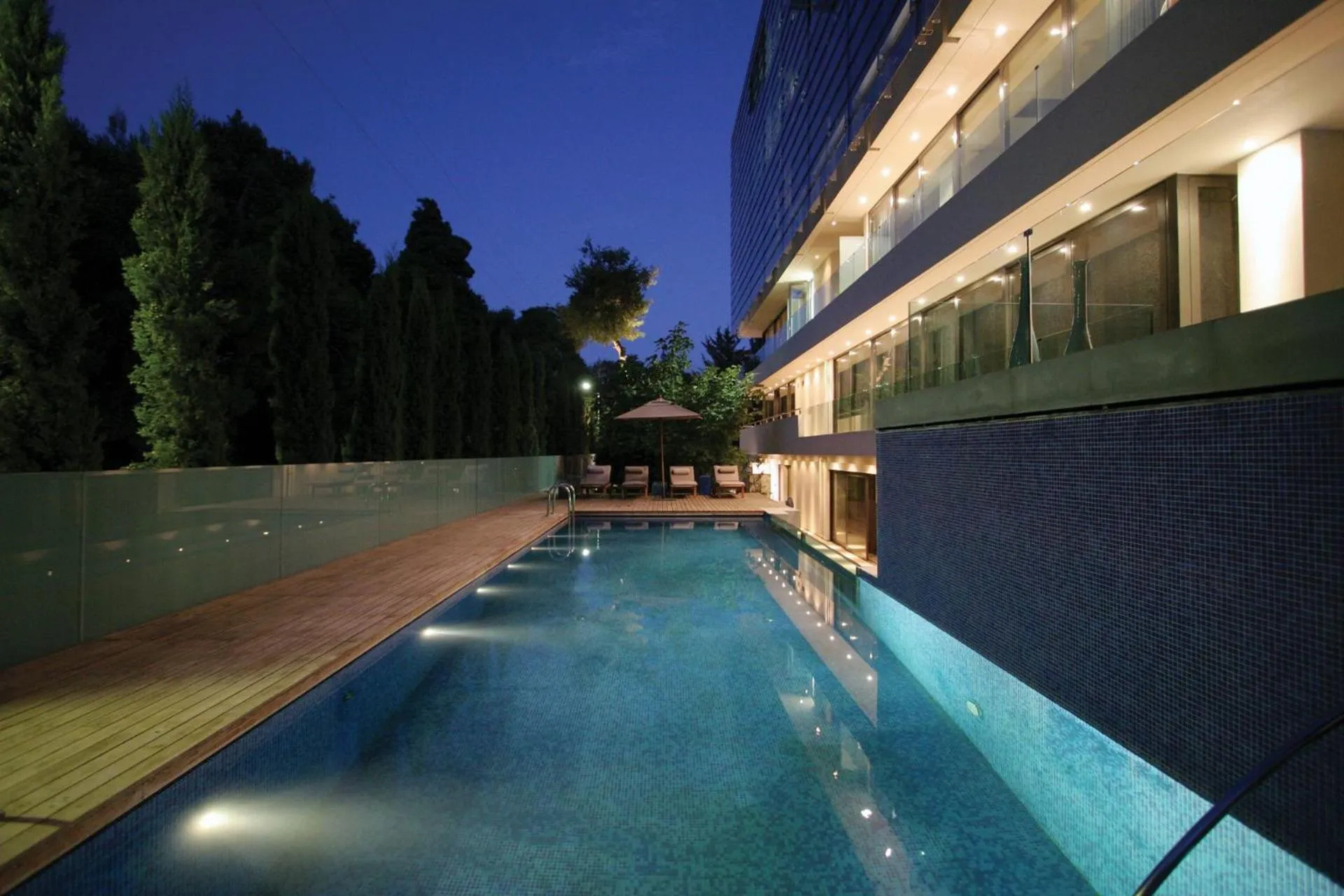 Swimming pool in Life Gallery Athens