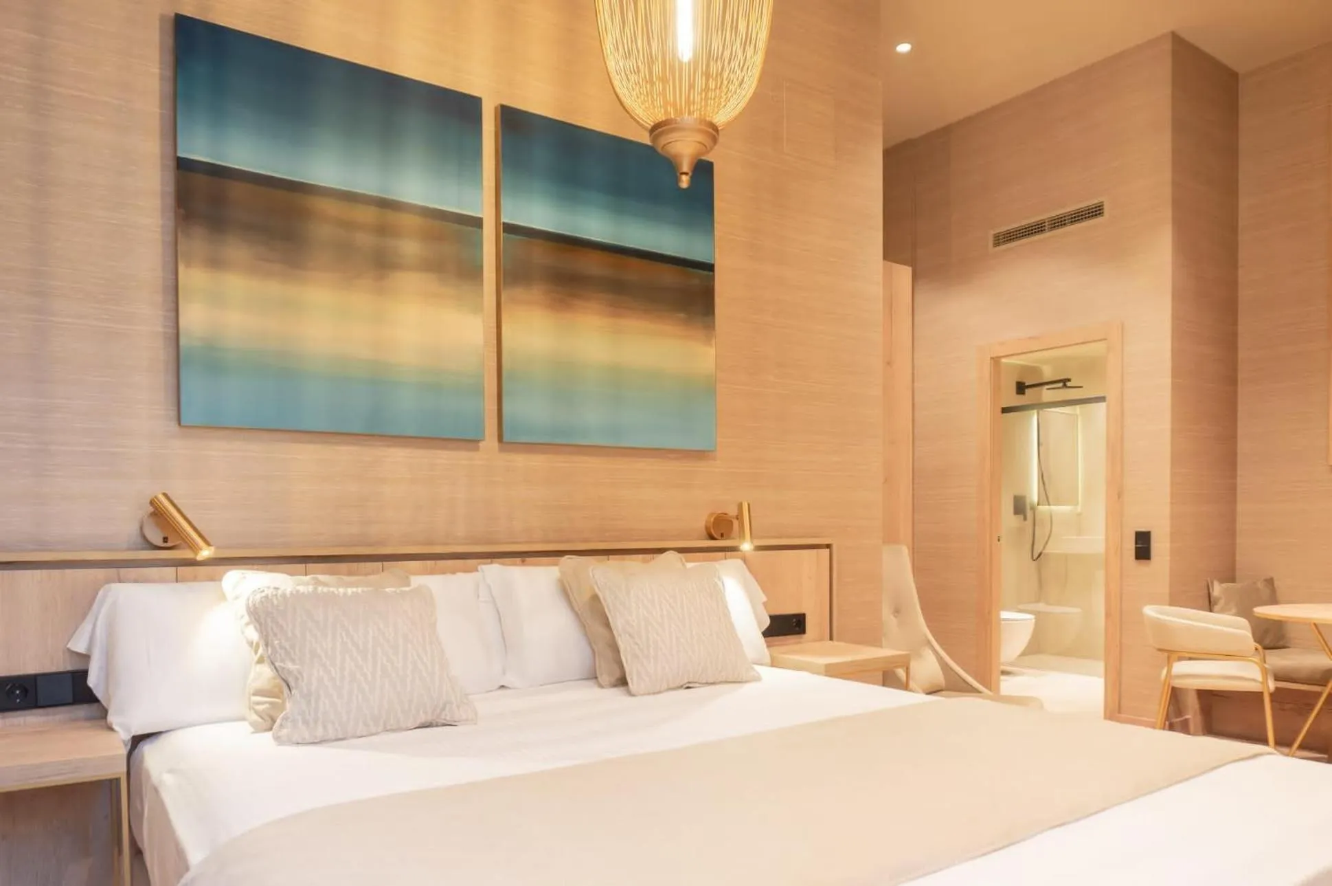 View (from property/room), Bed in The Valentia Corretgería