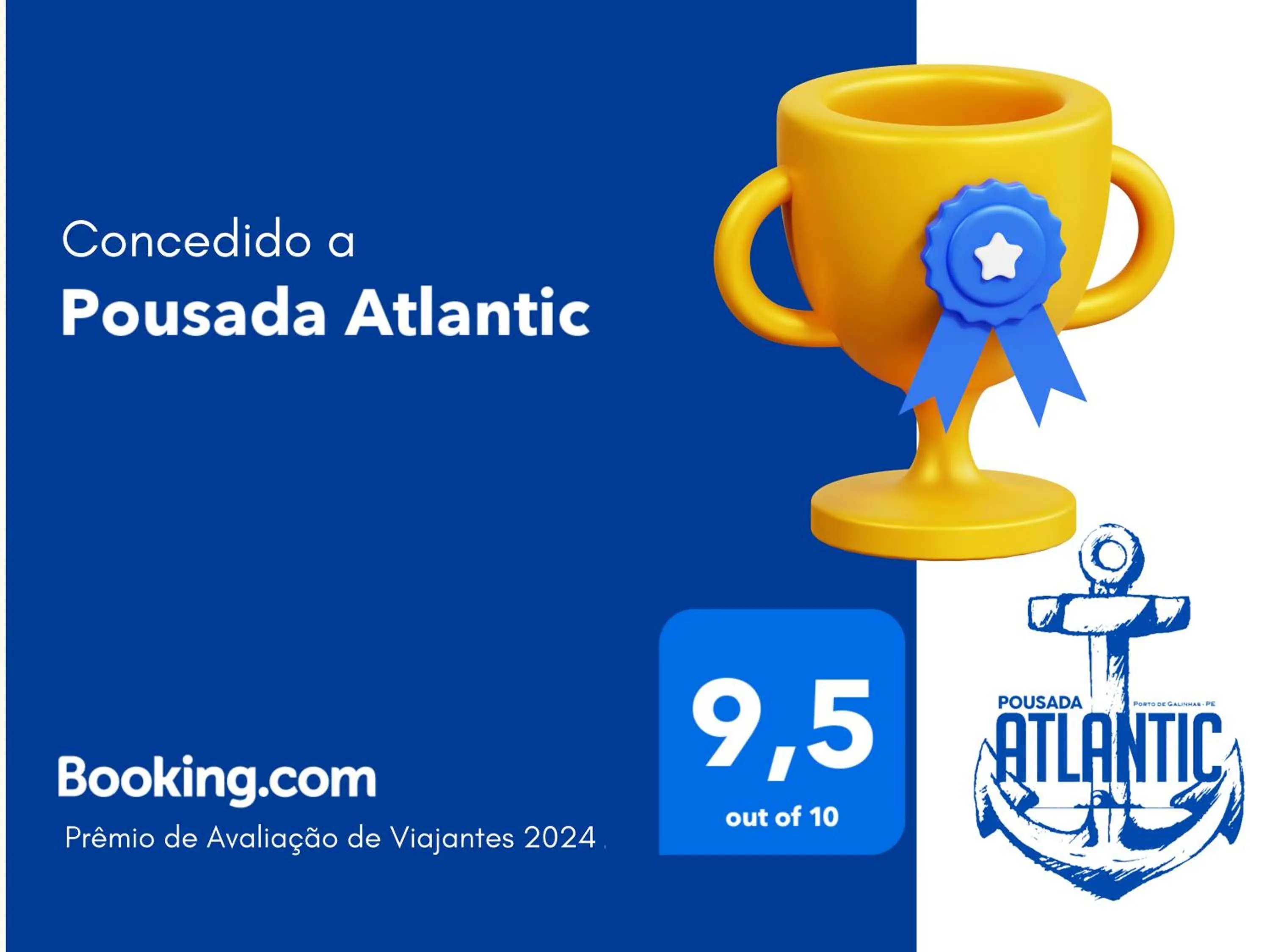 Property logo or sign in Pousada Atlantic