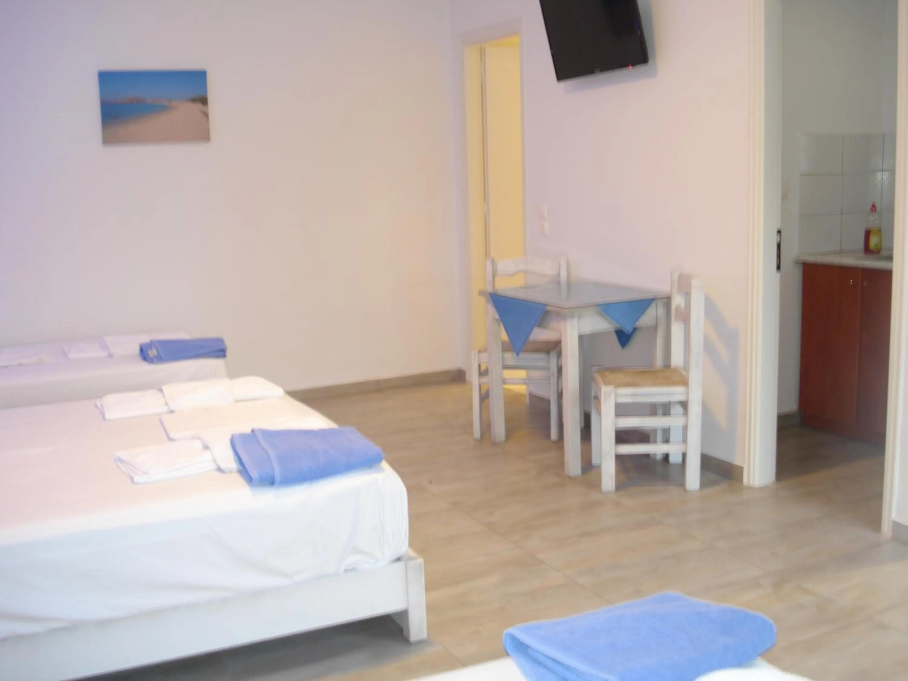 Bed in Agios Prokopios Hotel