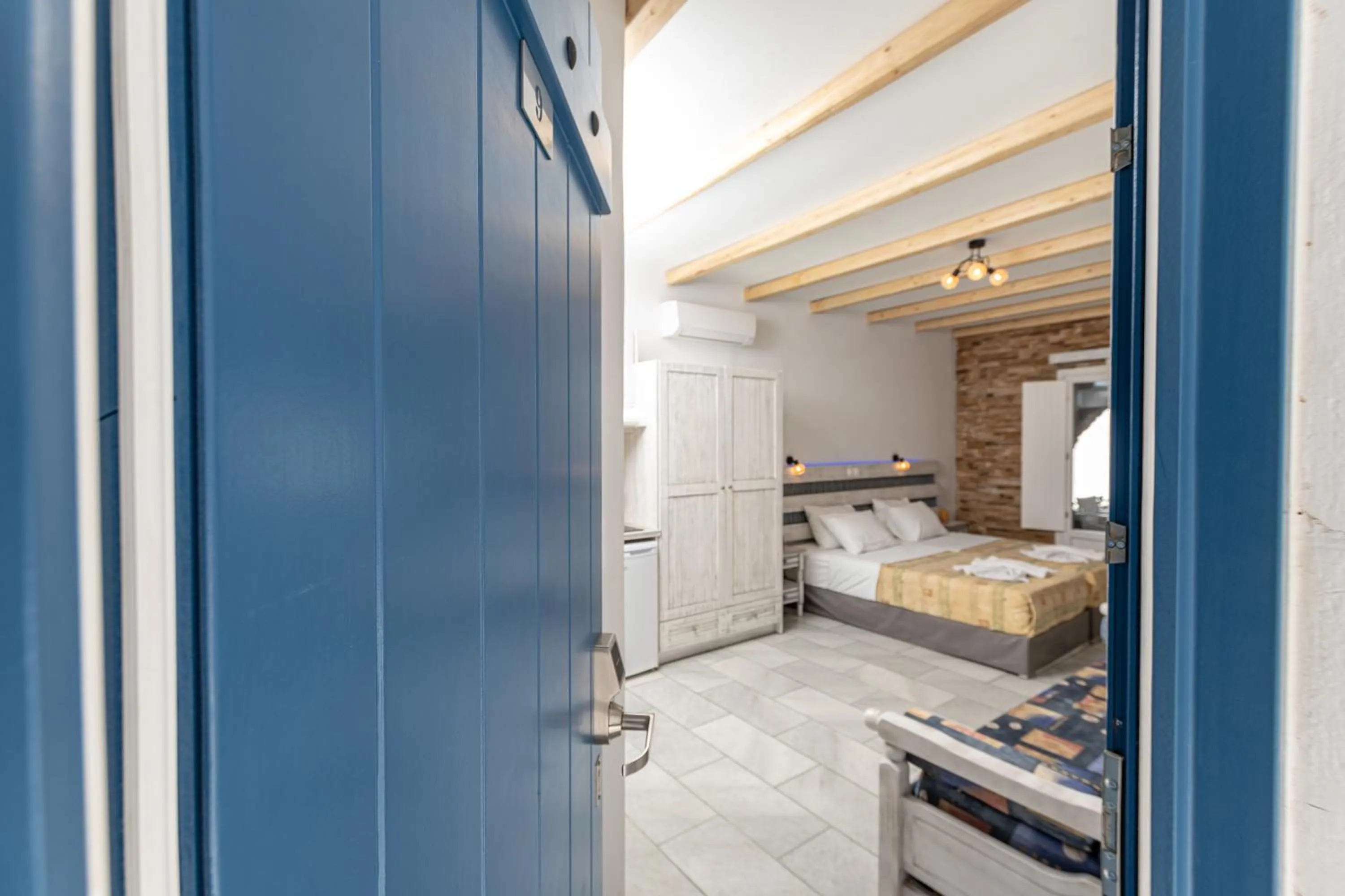 Bedroom, Bed in Agios Prokopios Hotel