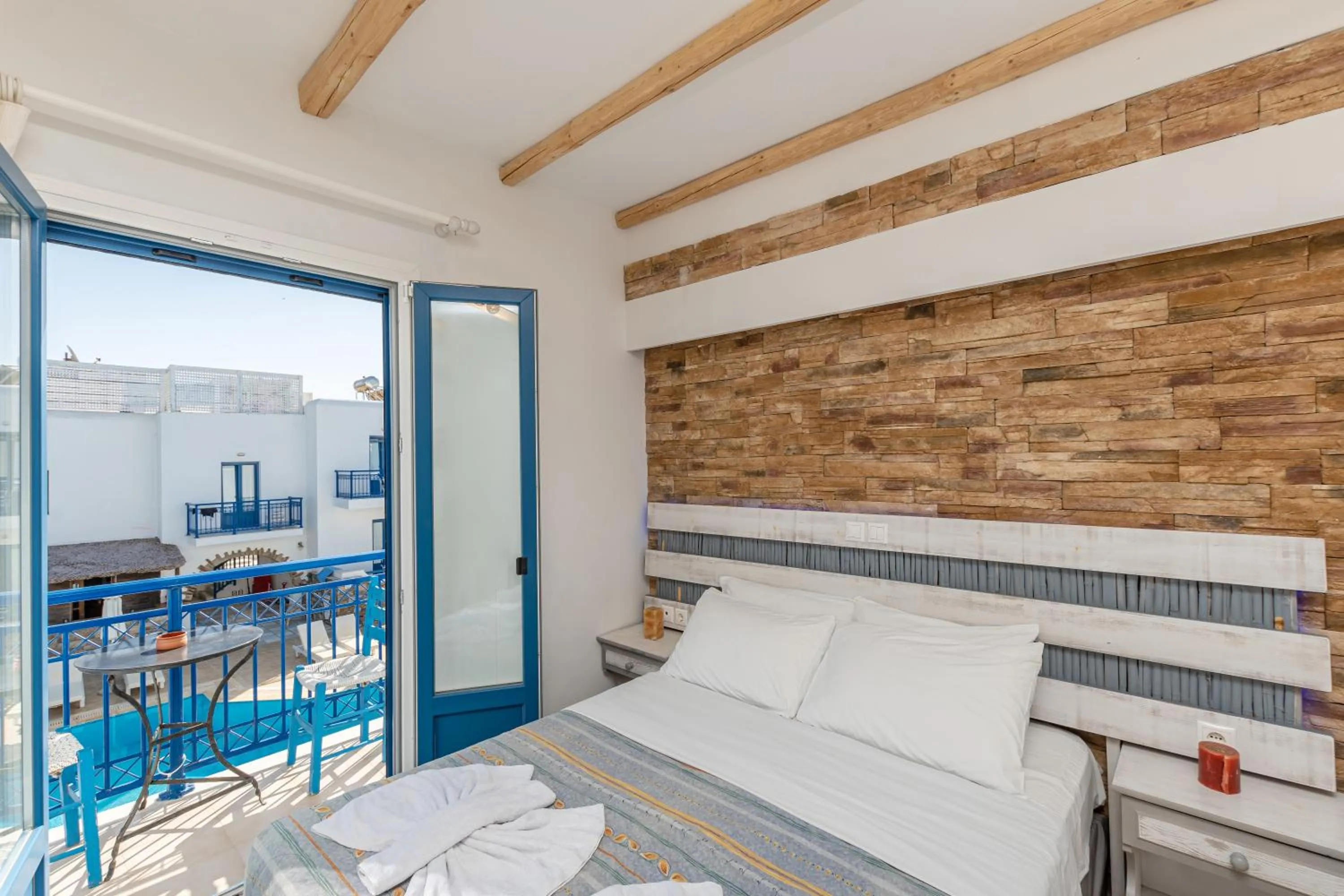 Bedroom, Bed in Agios Prokopios Hotel