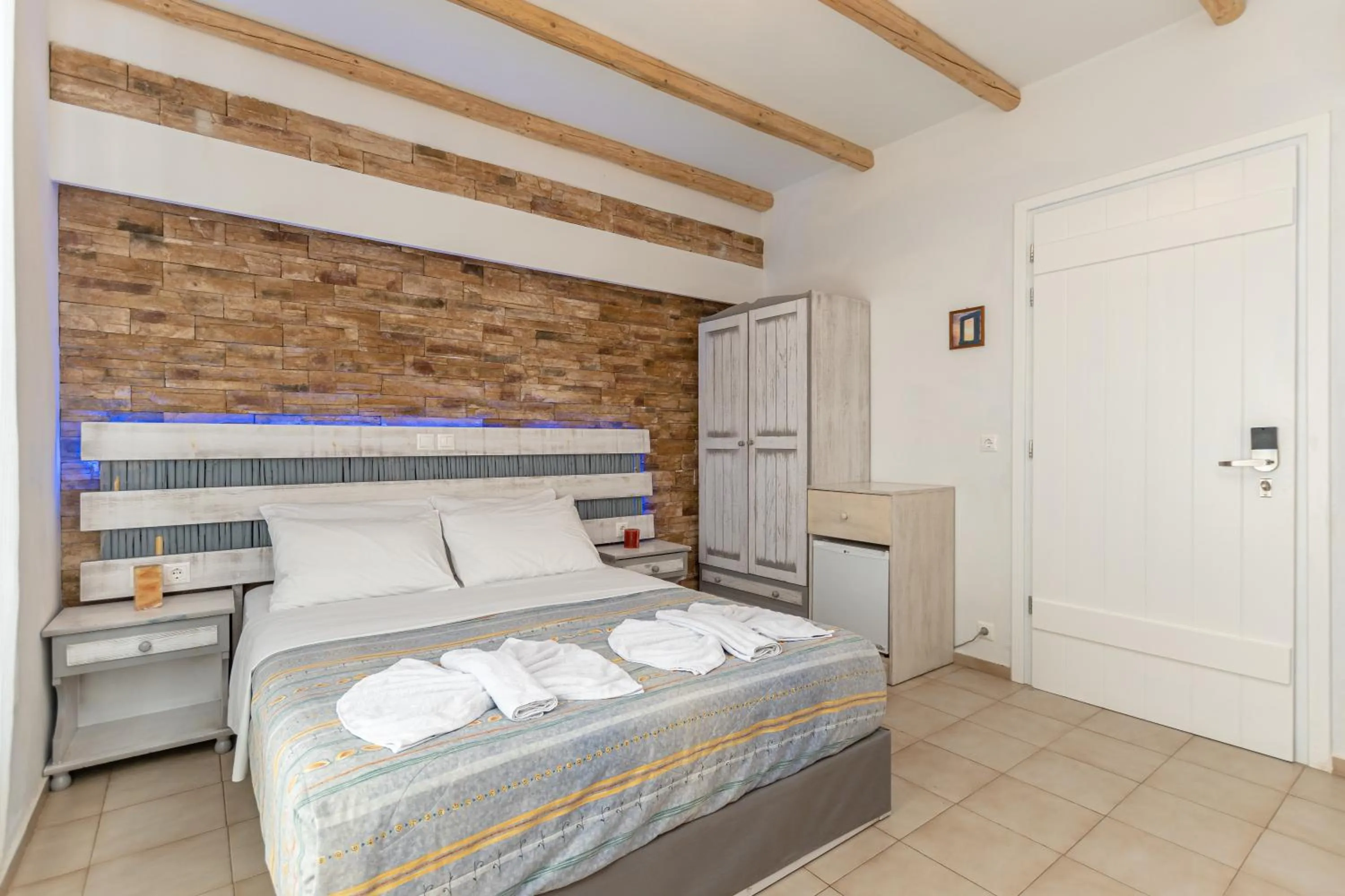 Bedroom, Bed in Agios Prokopios Hotel