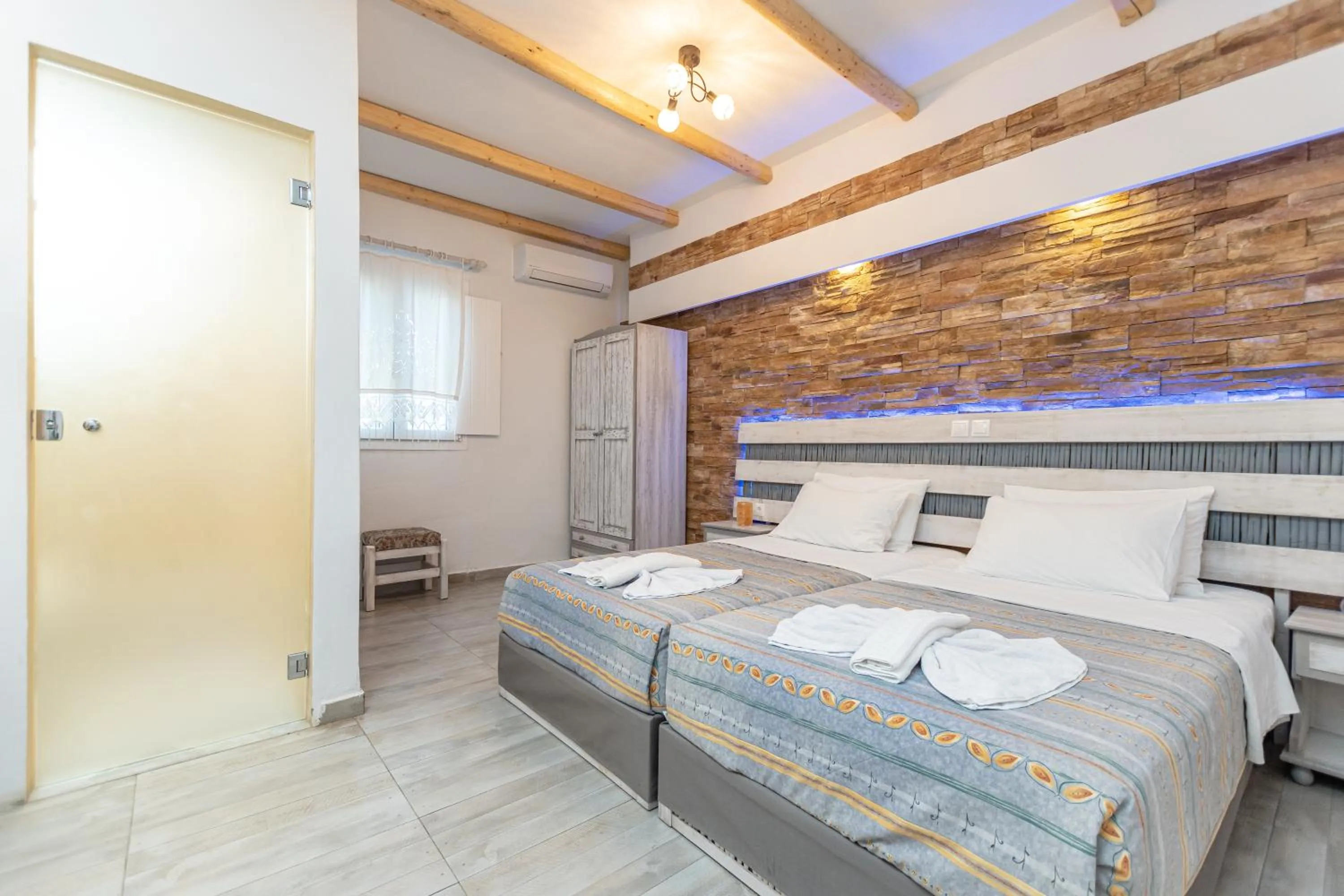 Bedroom, Bed in Agios Prokopios Hotel