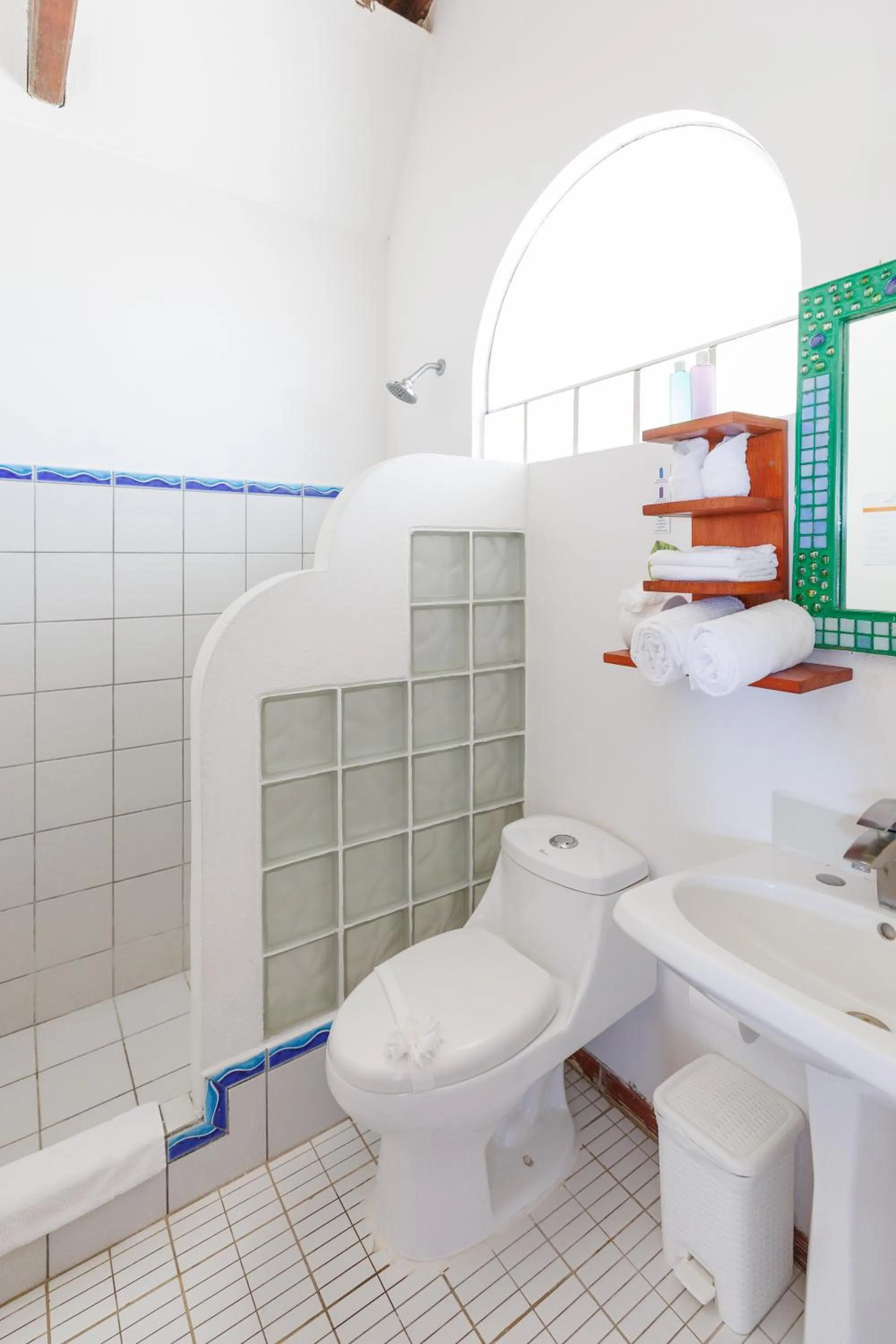 Shower in Hotel Planeta Sano