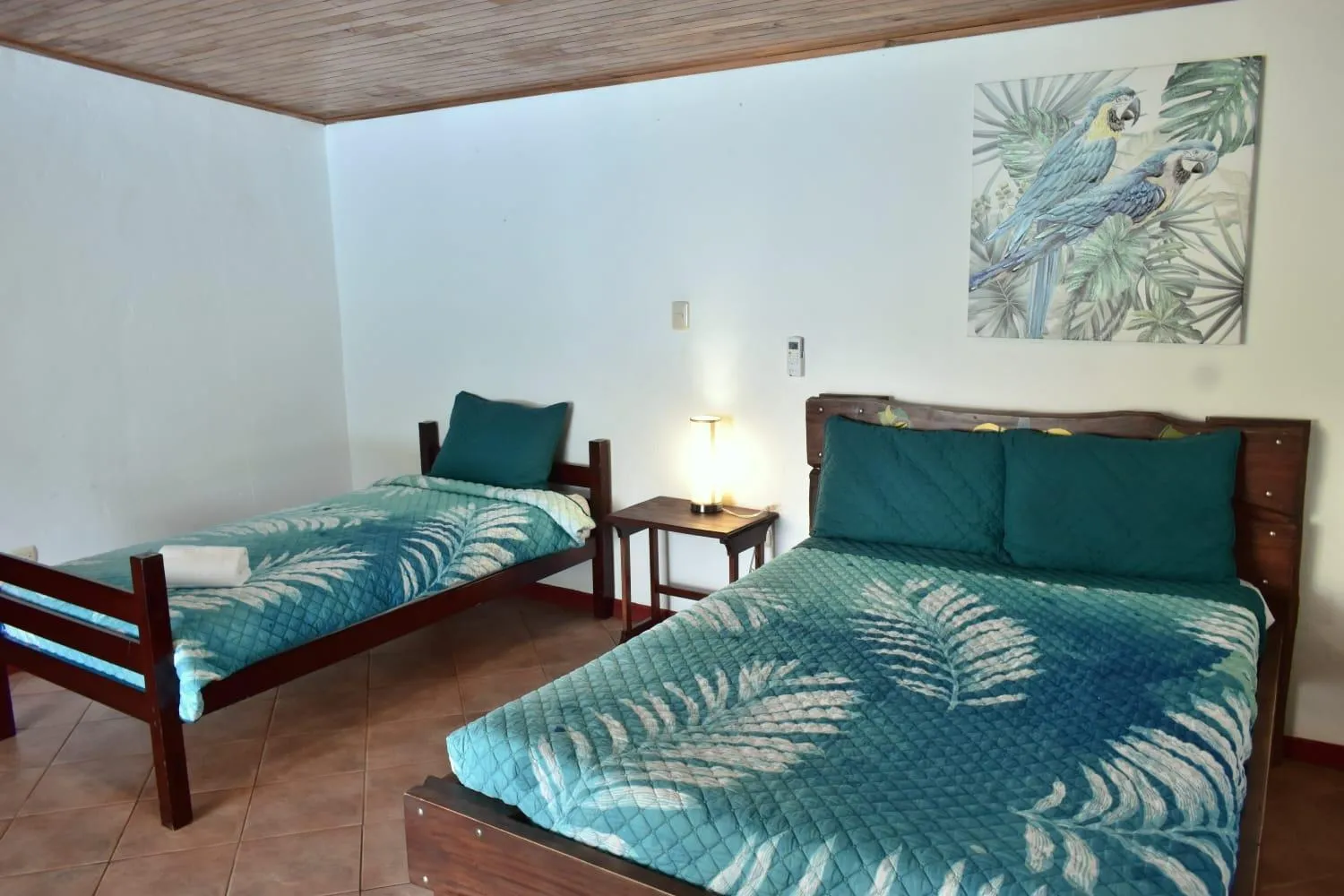 Bed in Hotel Planeta Sano