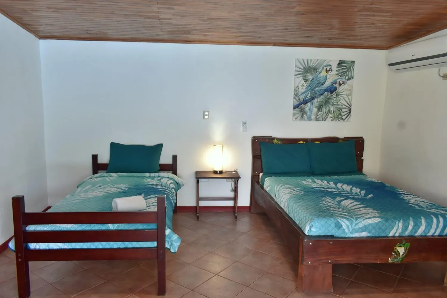 Bed in Hotel Planeta Sano