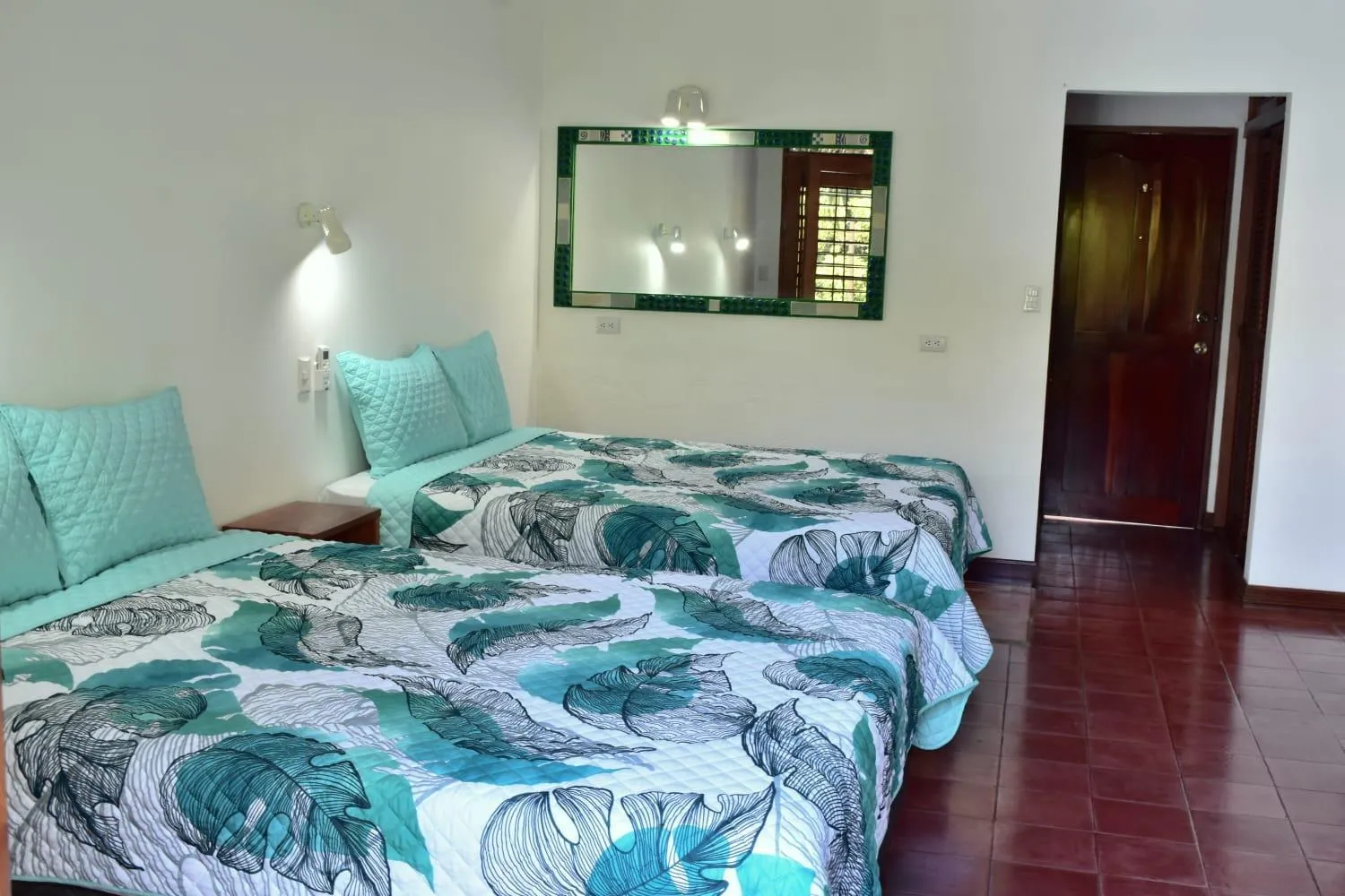 Bed in Hotel Planeta Sano