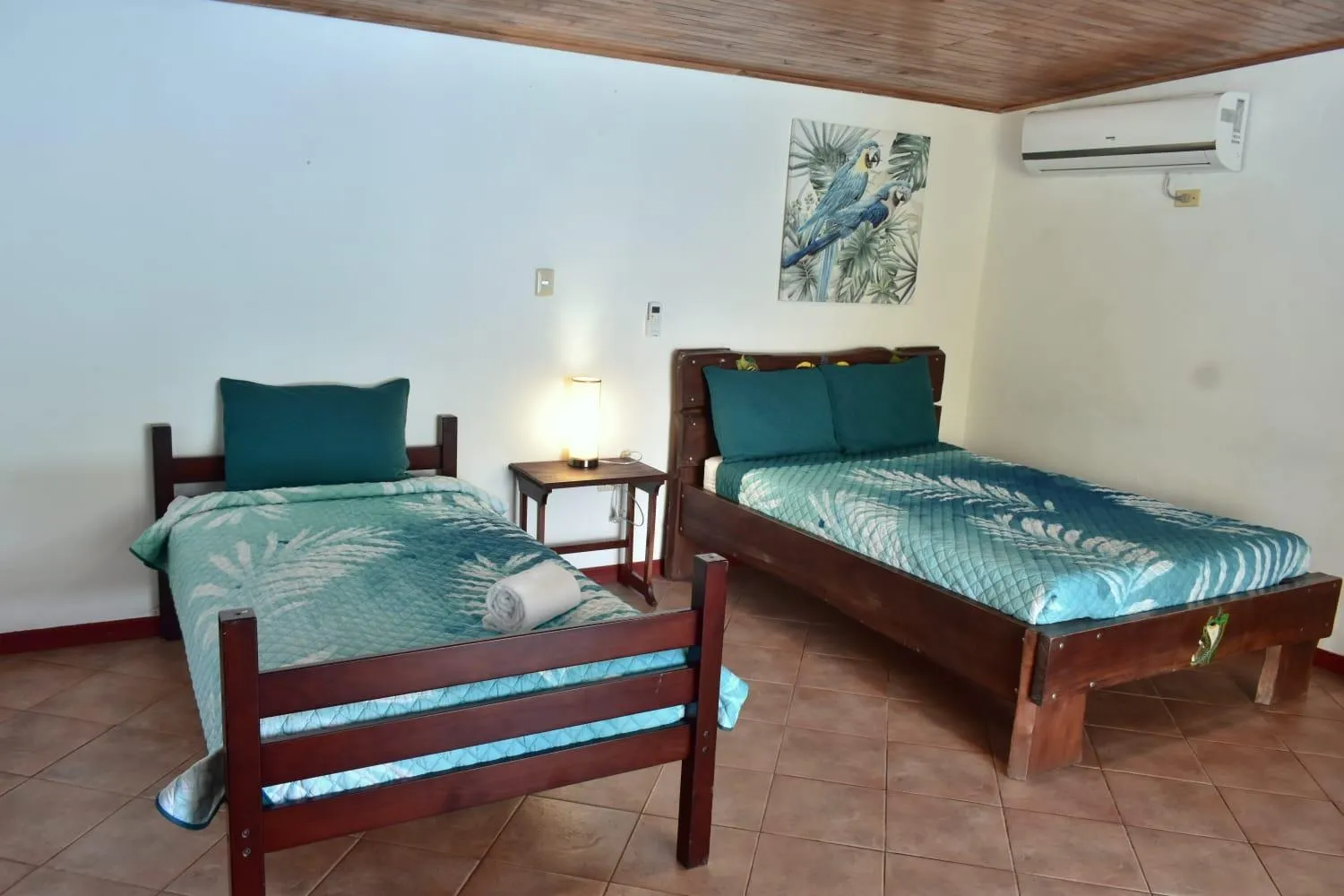 Bed in Hotel Planeta Sano