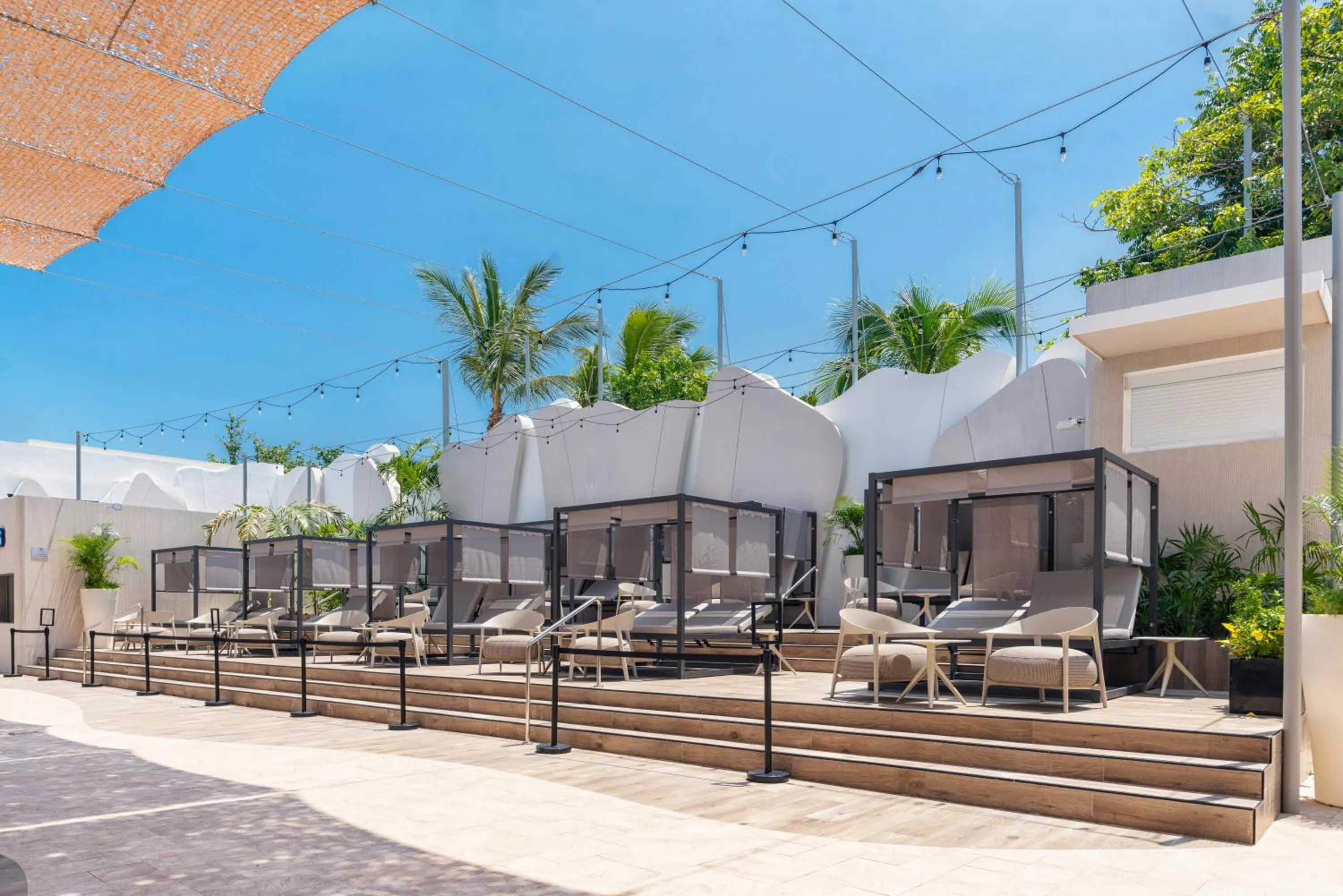 sunbed in Riu Caribe - All Inclusive