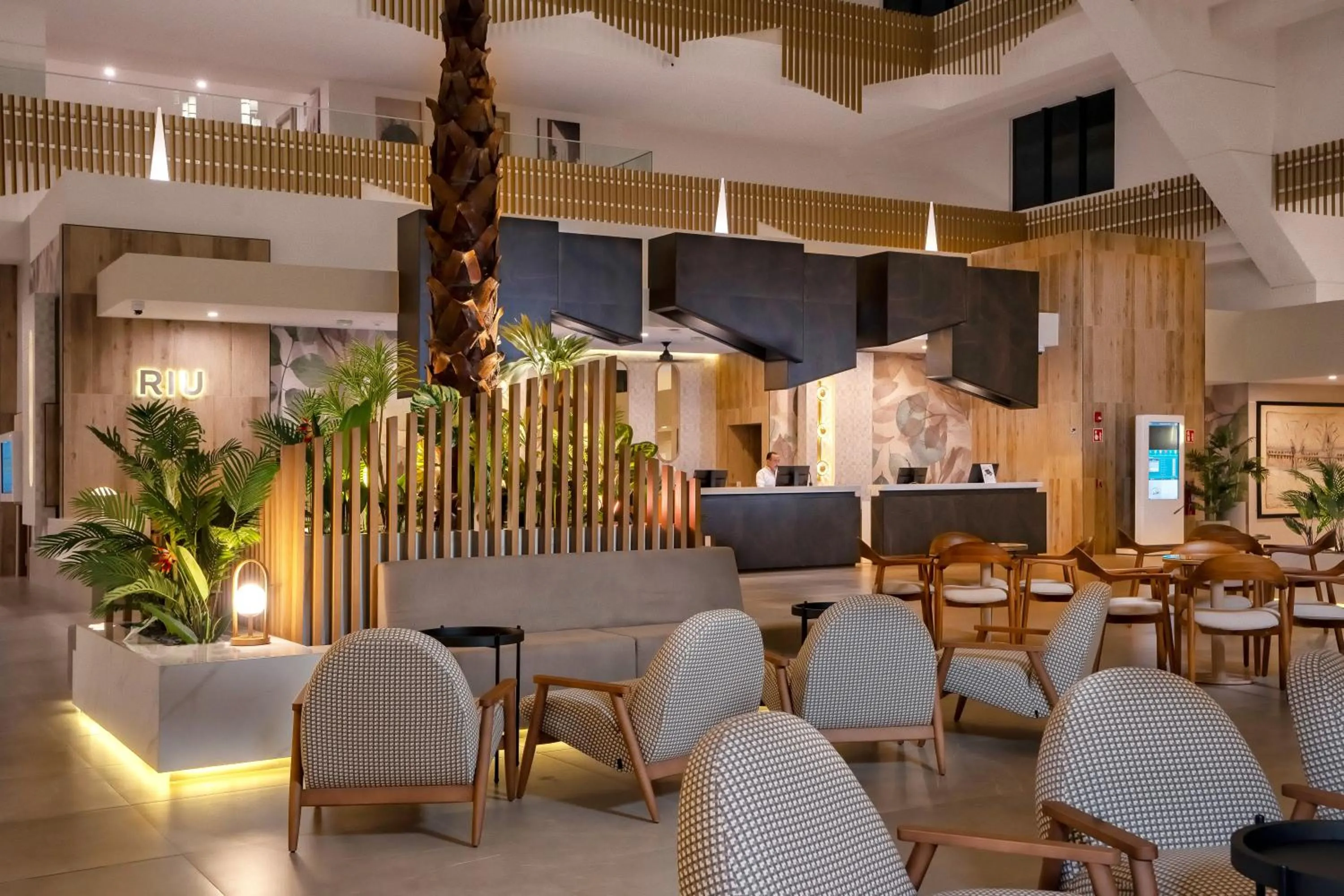 Lobby or reception in Riu Caribe - All Inclusive