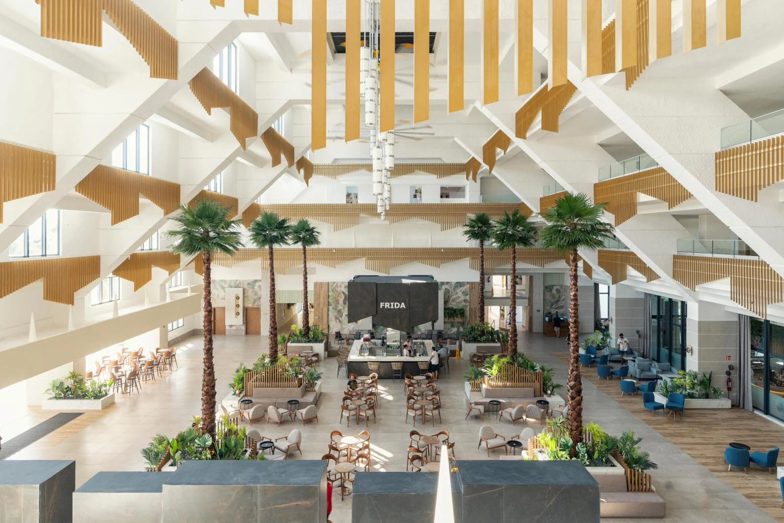 Living room in Riu Caribe - All Inclusive