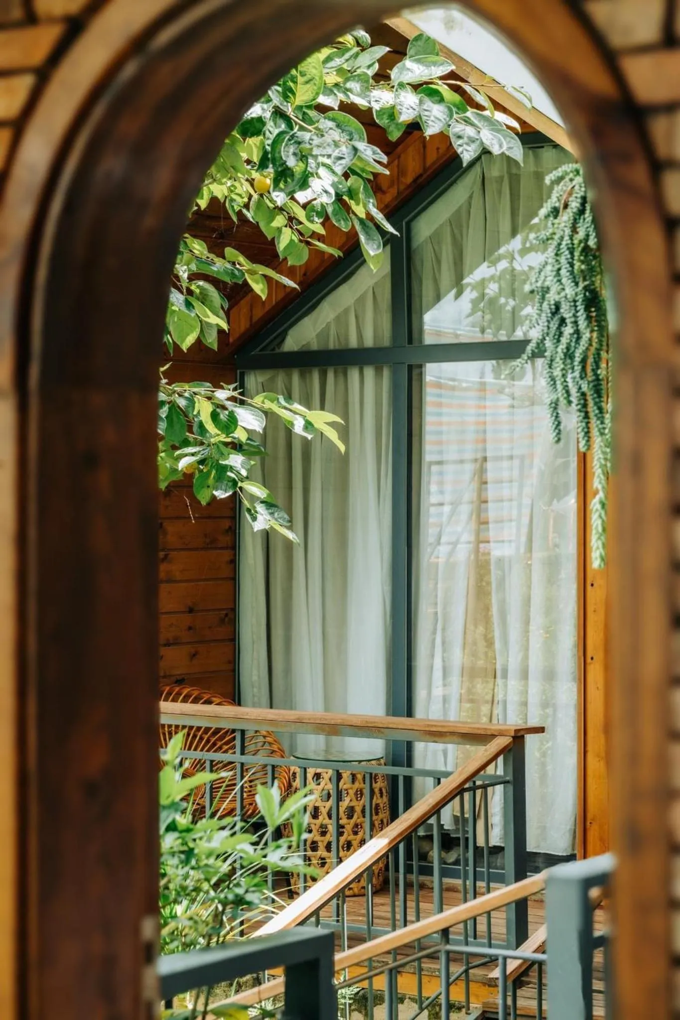 Garden in Nhà Sói Homestay Da Lat