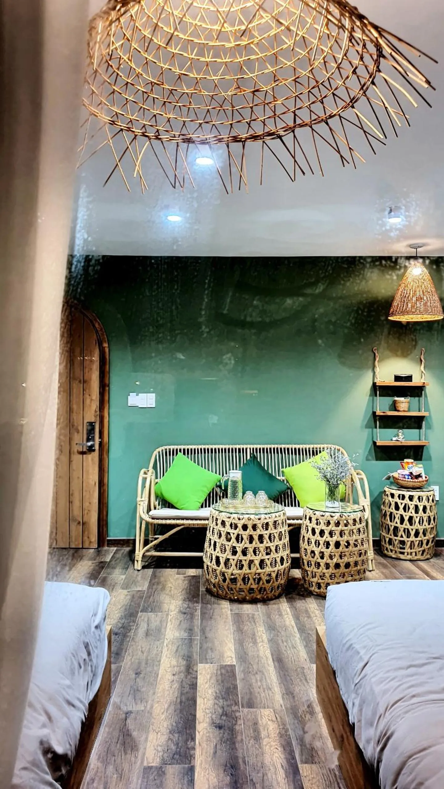 Seating area, Bed in Nhà Sói Homestay Da Lat