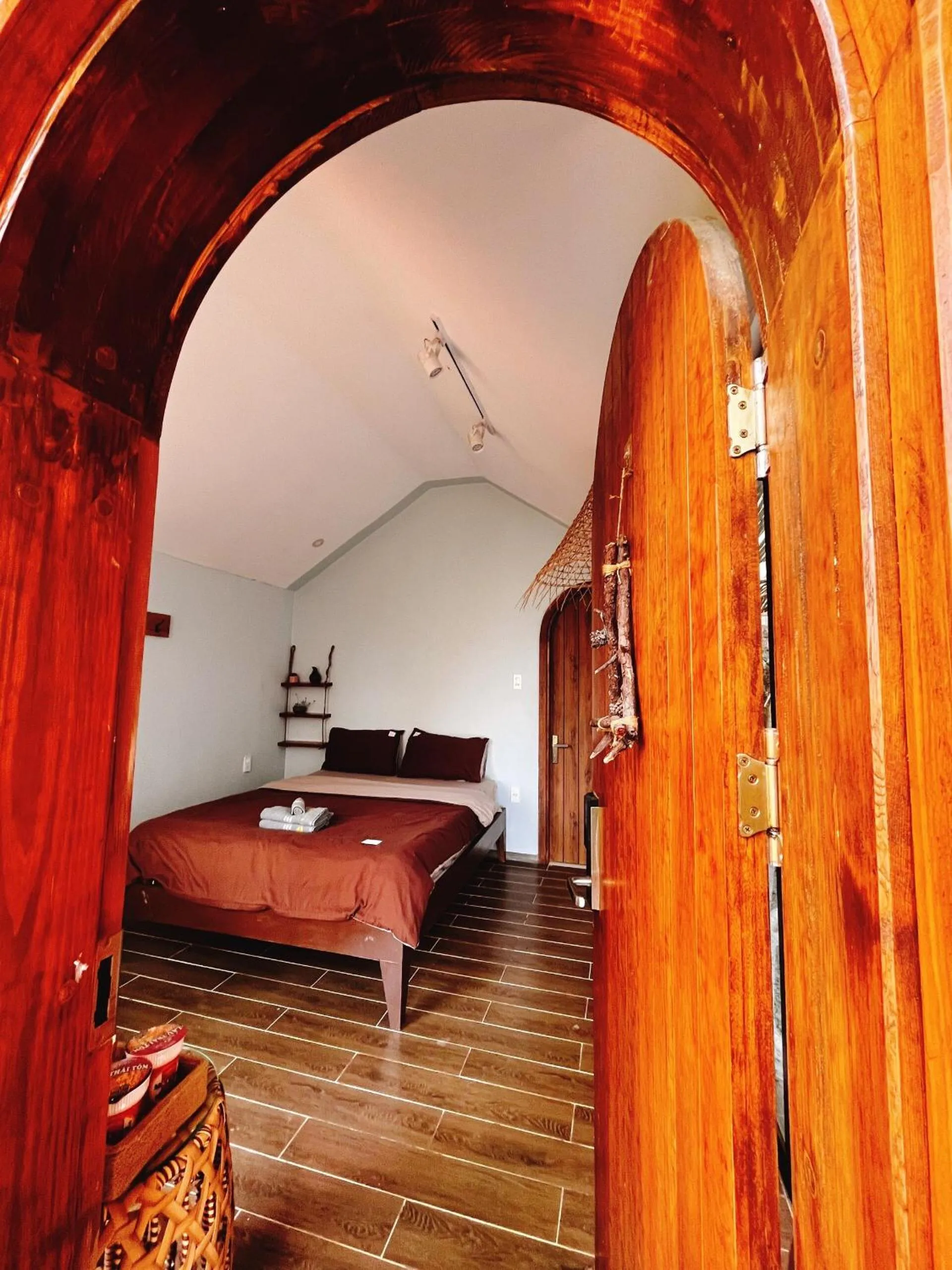 Bed in Nhà Sói Homestay Da Lat