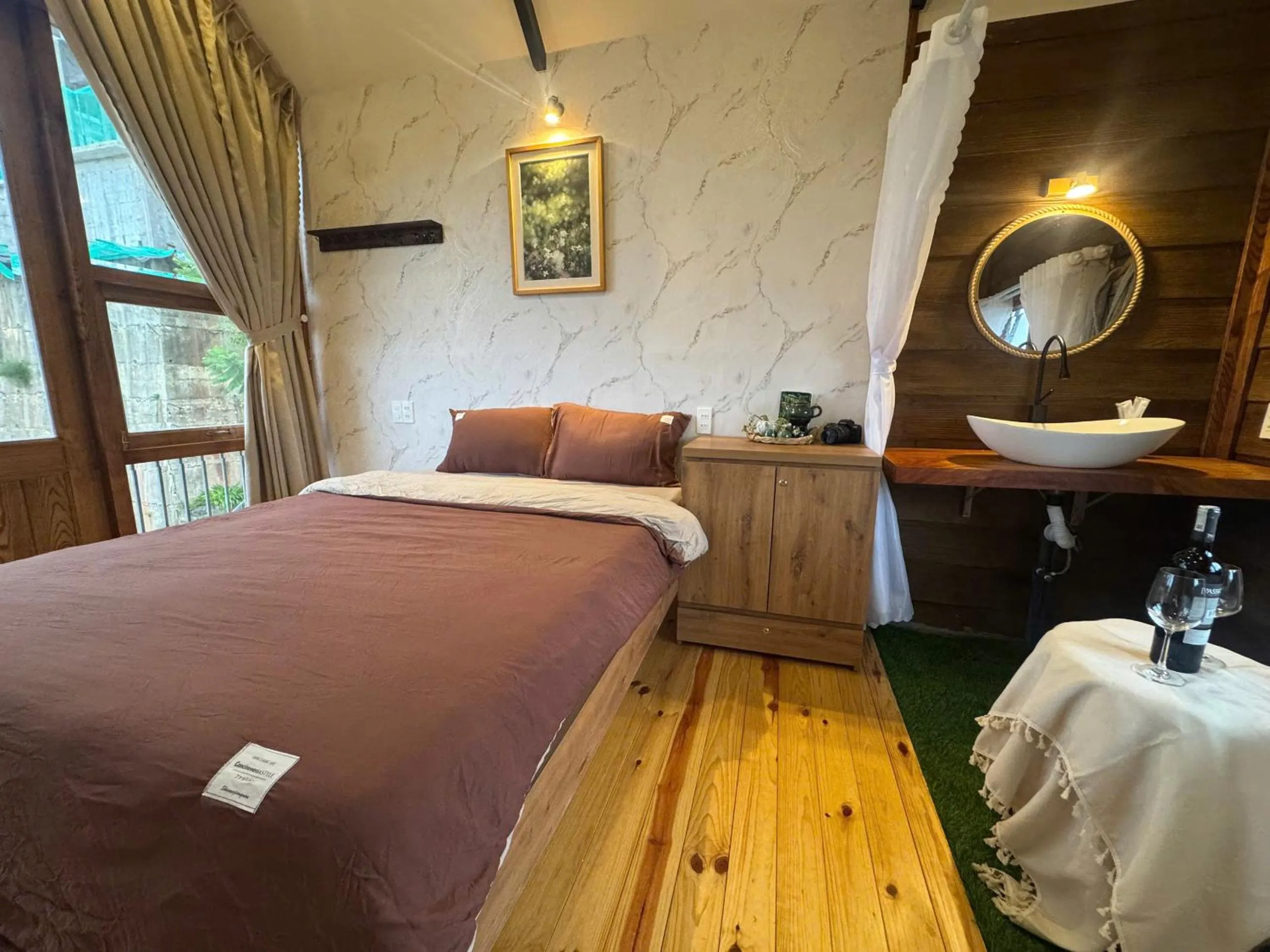 Bed in Nhà Sói Homestay Da Lat