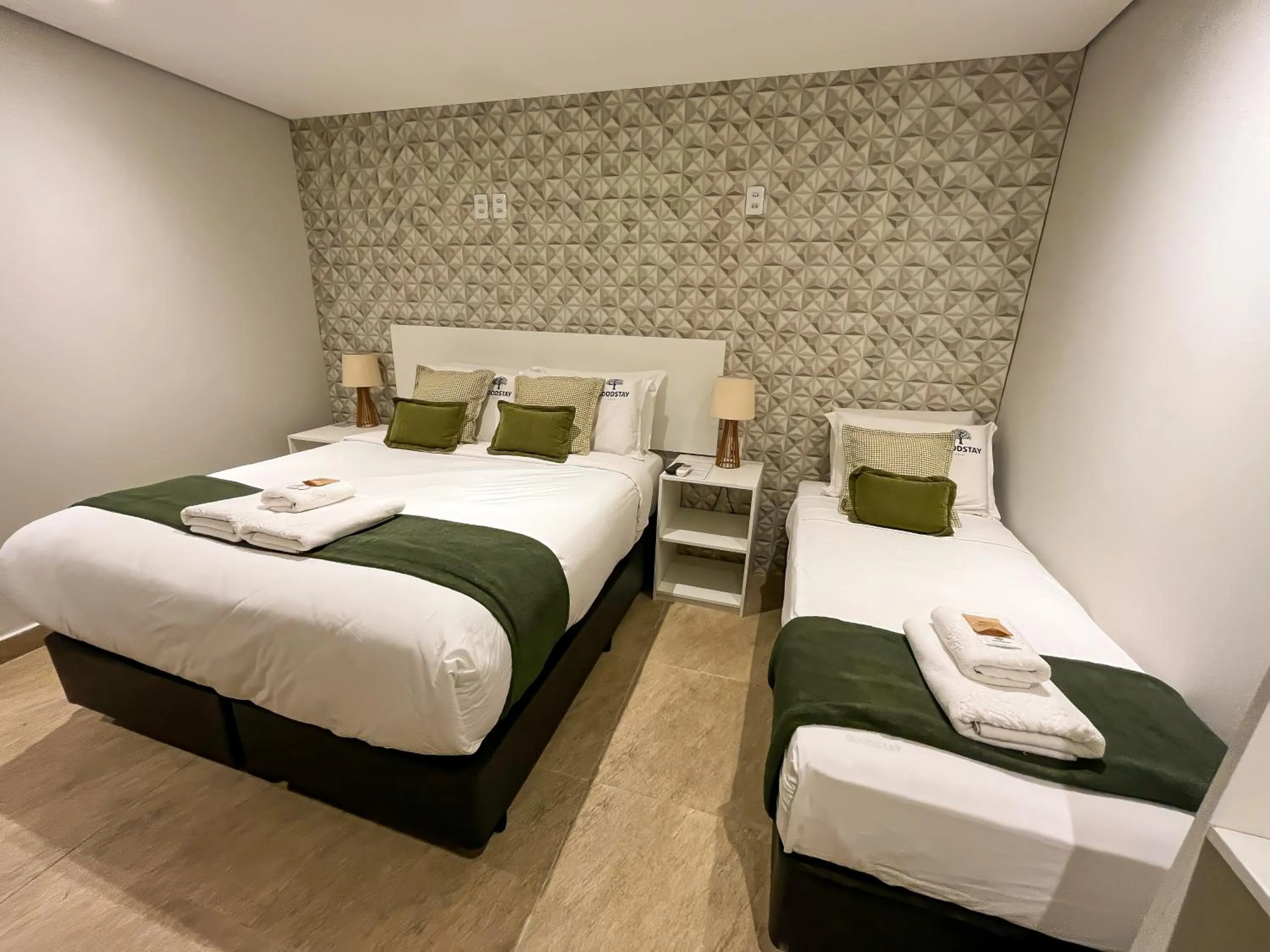 Bed in GoodStay São Paulo Ibirapuera