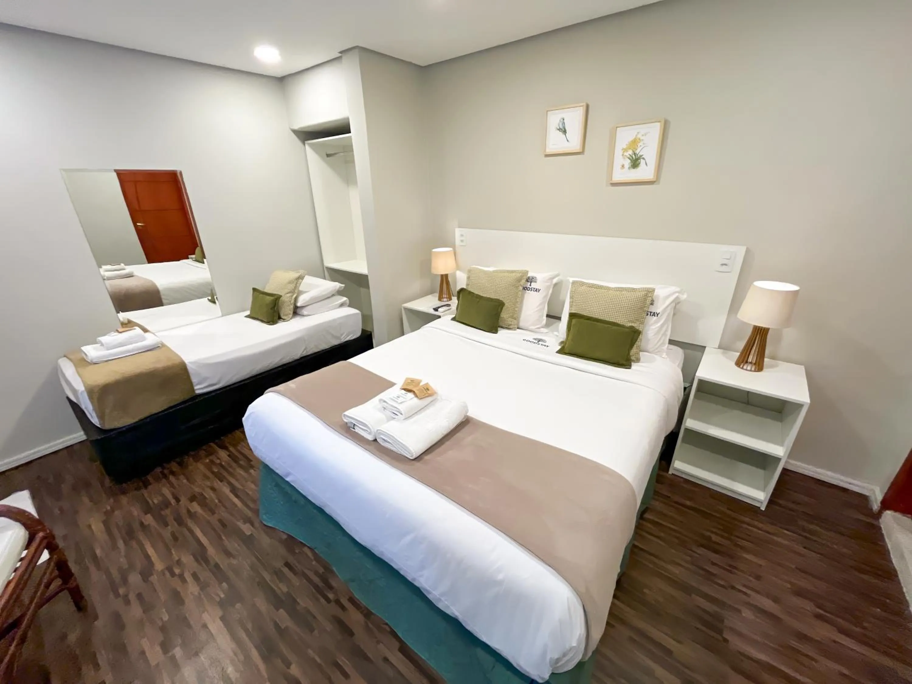 Bed in GoodStay São Paulo Ibirapuera