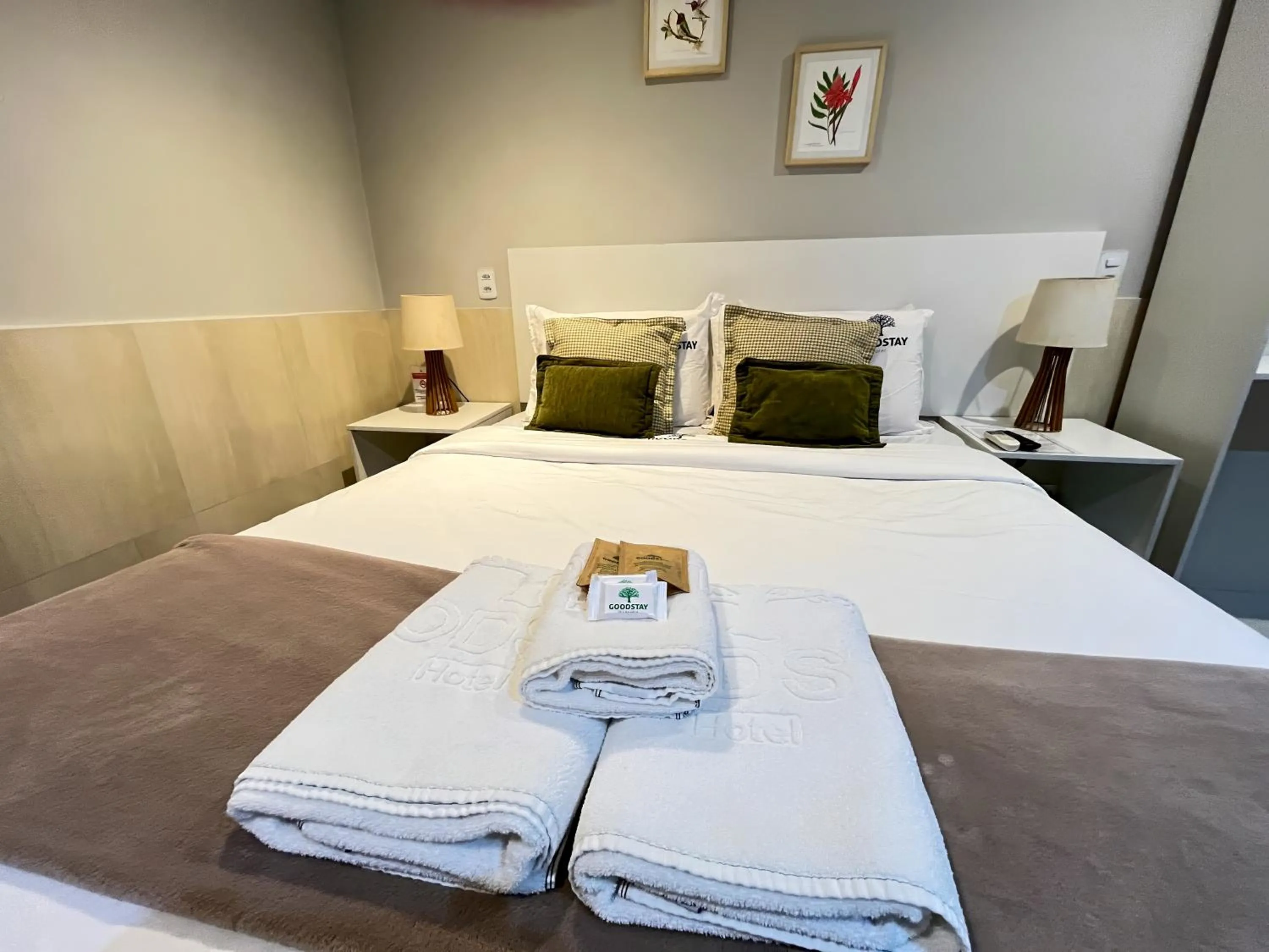 Bed in GoodStay São Paulo Ibirapuera