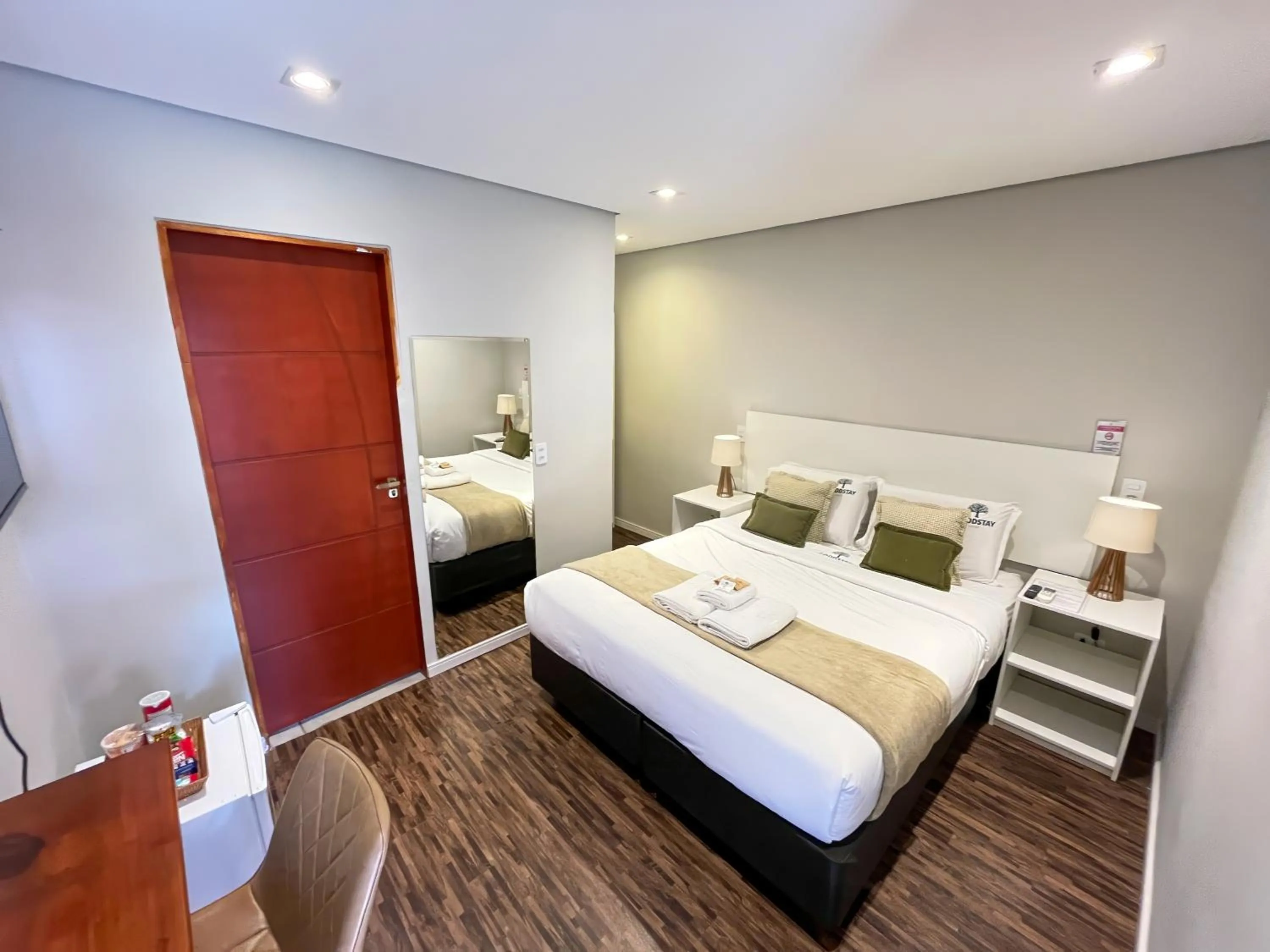 Bed in GoodStay São Paulo Ibirapuera