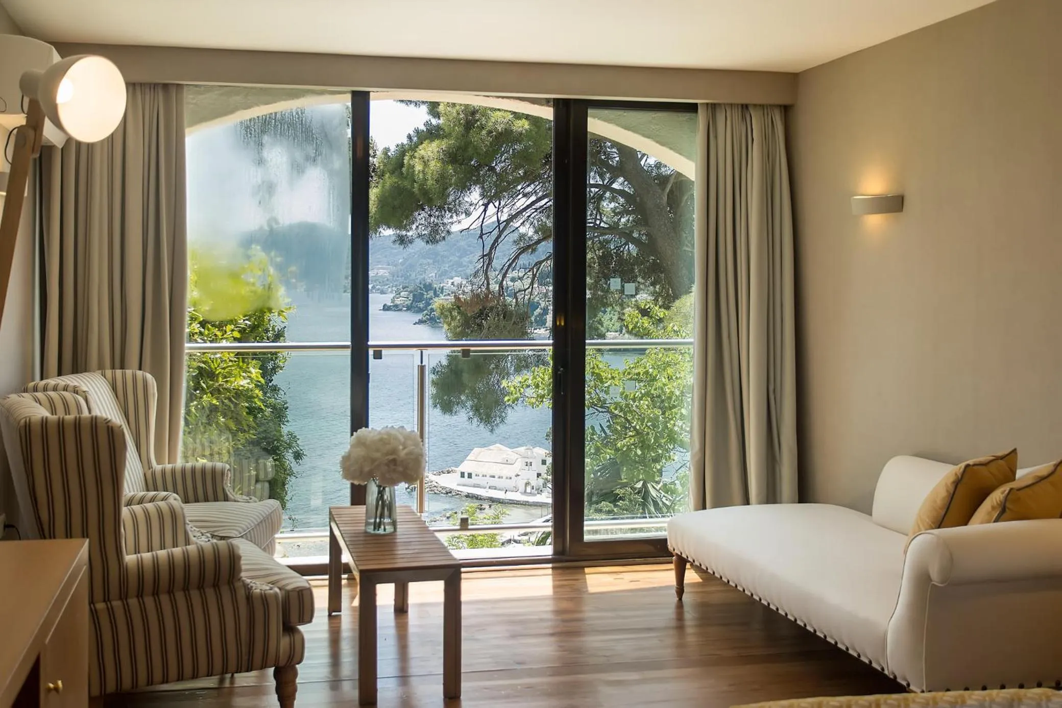 View (from property/room), Bed in Corfu Holiday Palace