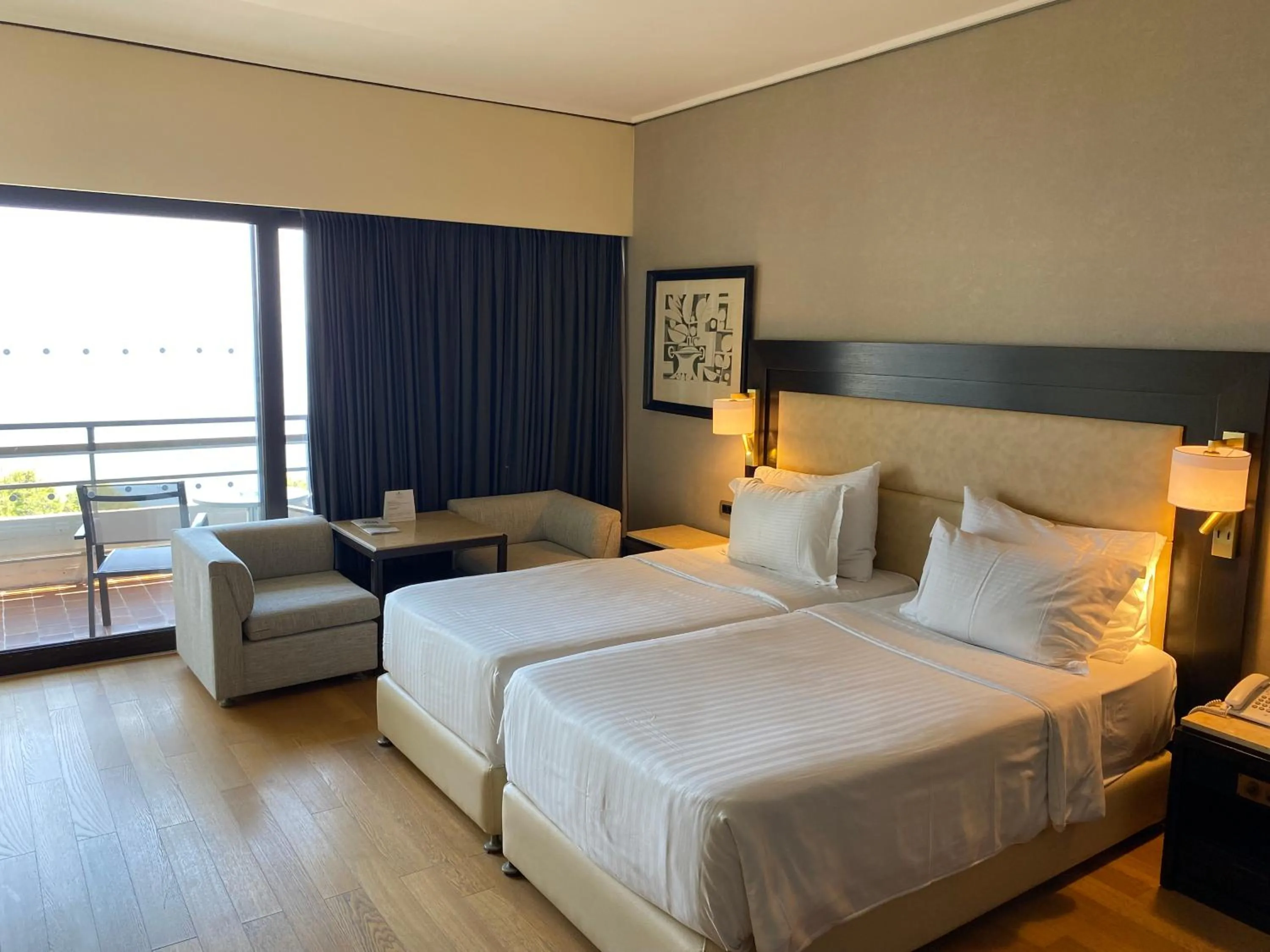 Bedroom, Bed in Corfu Holiday Palace