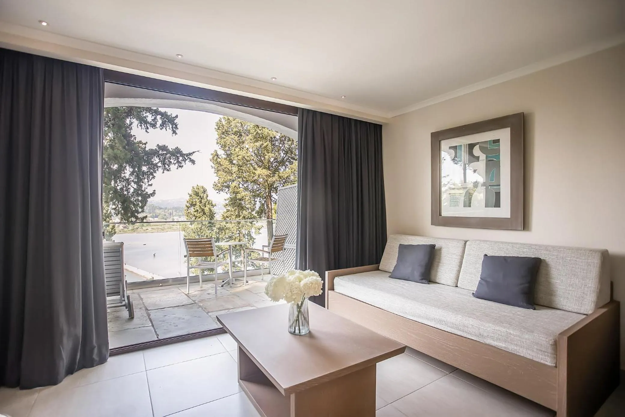 Living room in Corfu Holiday Palace