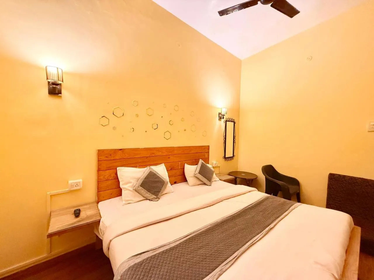 Bed in The Mamta Courtyard Anjuna