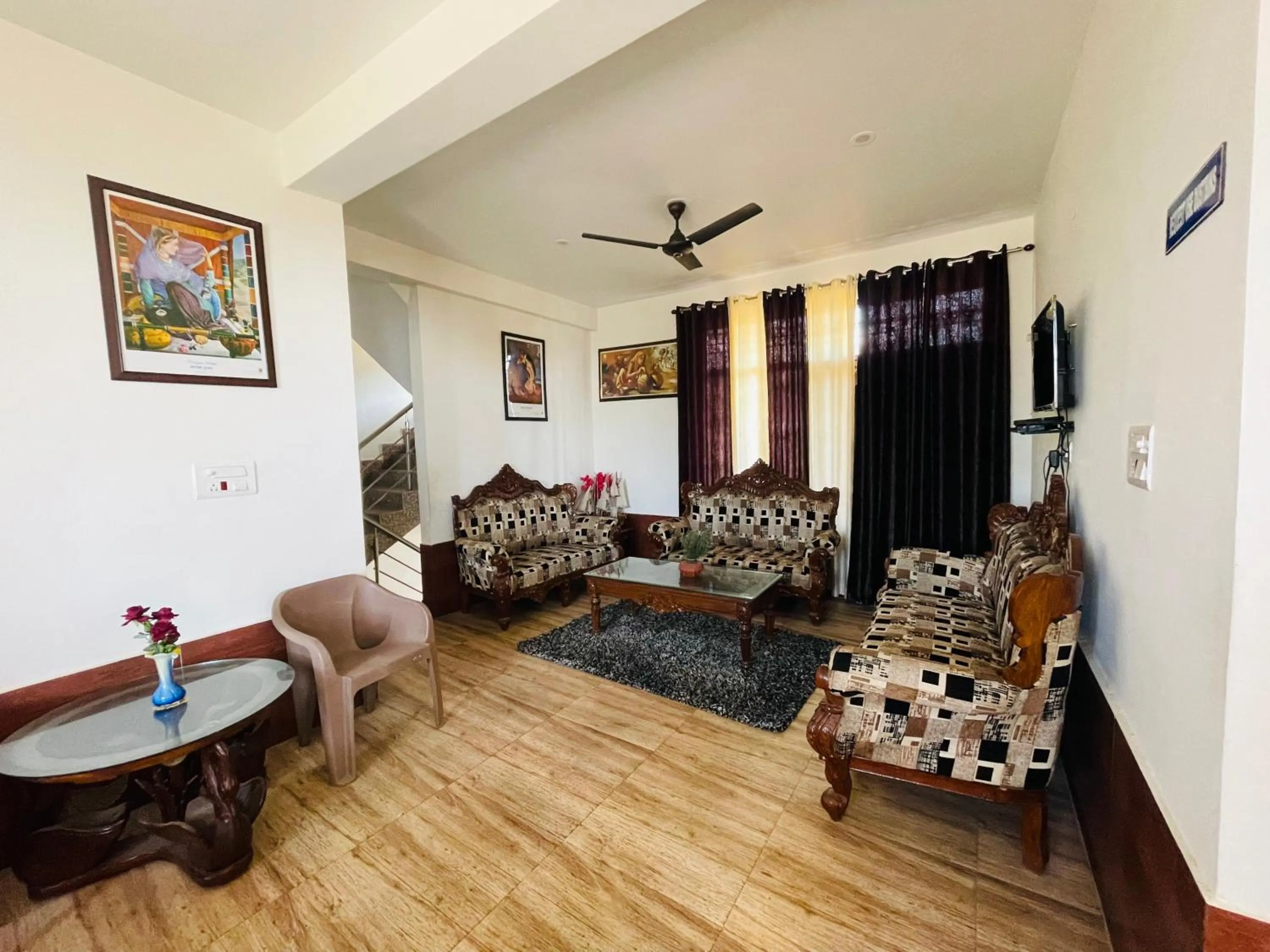 Seating area in Himalayan Retreat