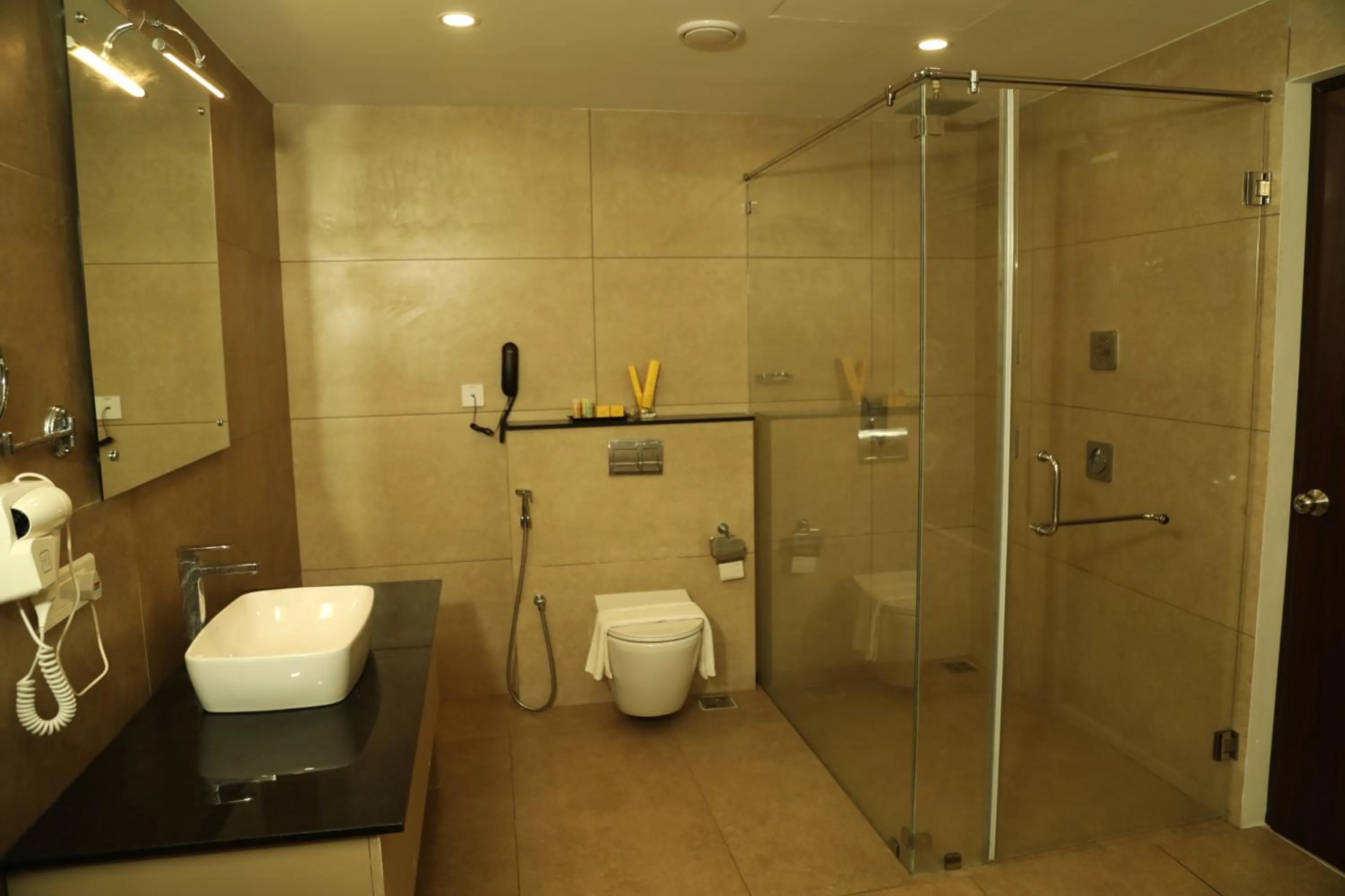 Bathroom in MARIYALAYAM MUNROE ISLAND RESIDENCY