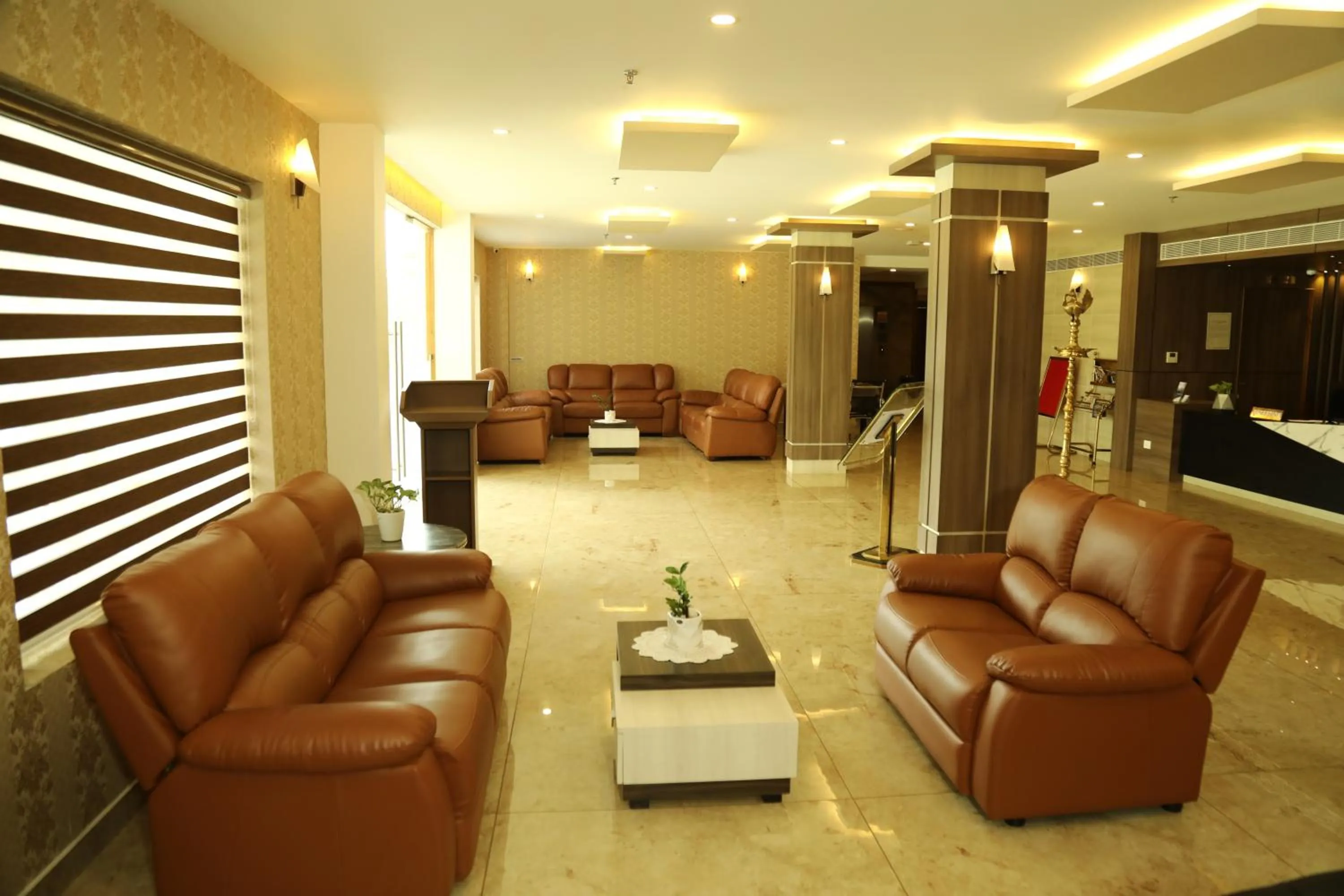 Lobby or reception in MARIYALAYAM MUNROE ISLAND RESIDENCY