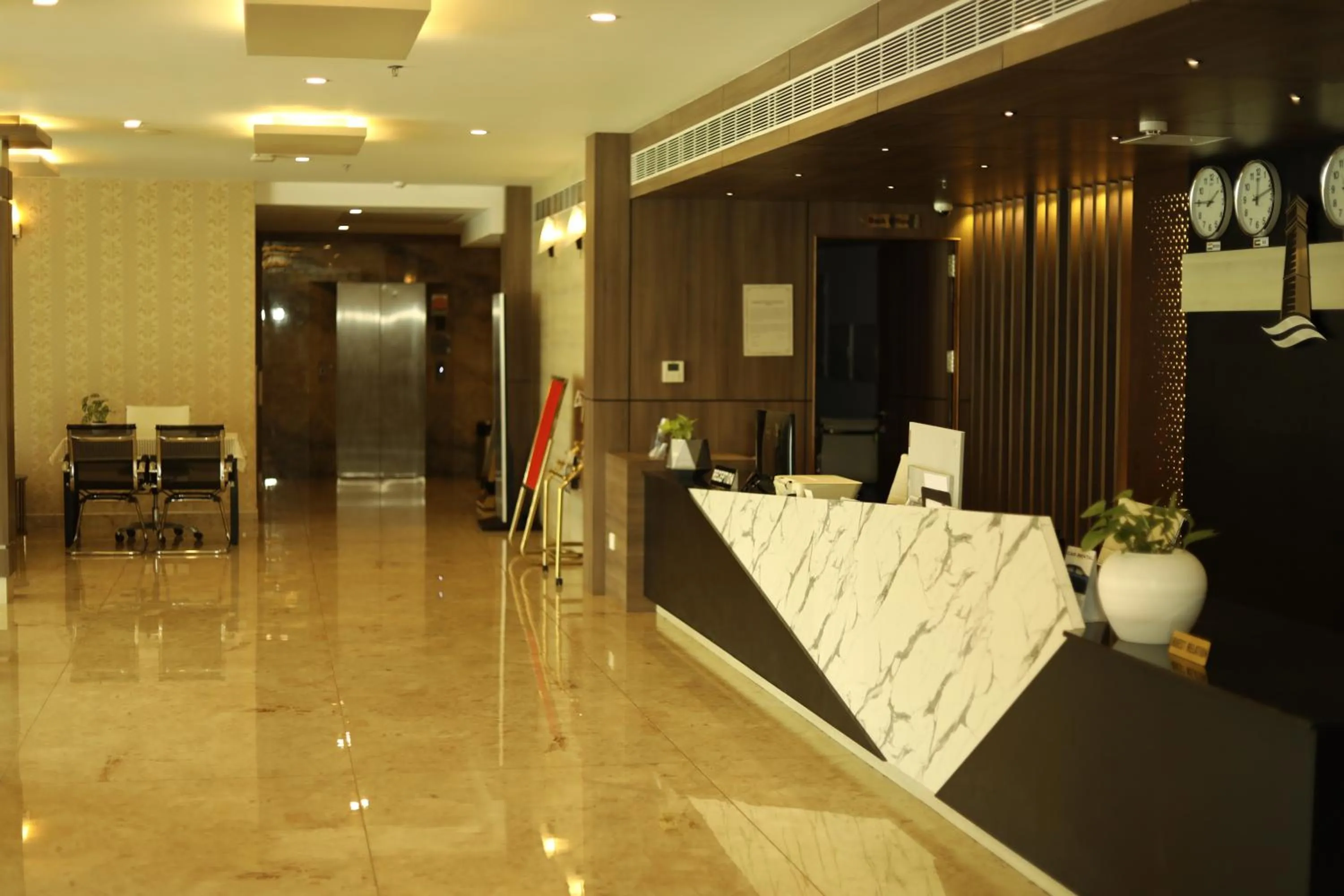 Lobby or reception in MARIYALAYAM MUNROE ISLAND RESIDENCY