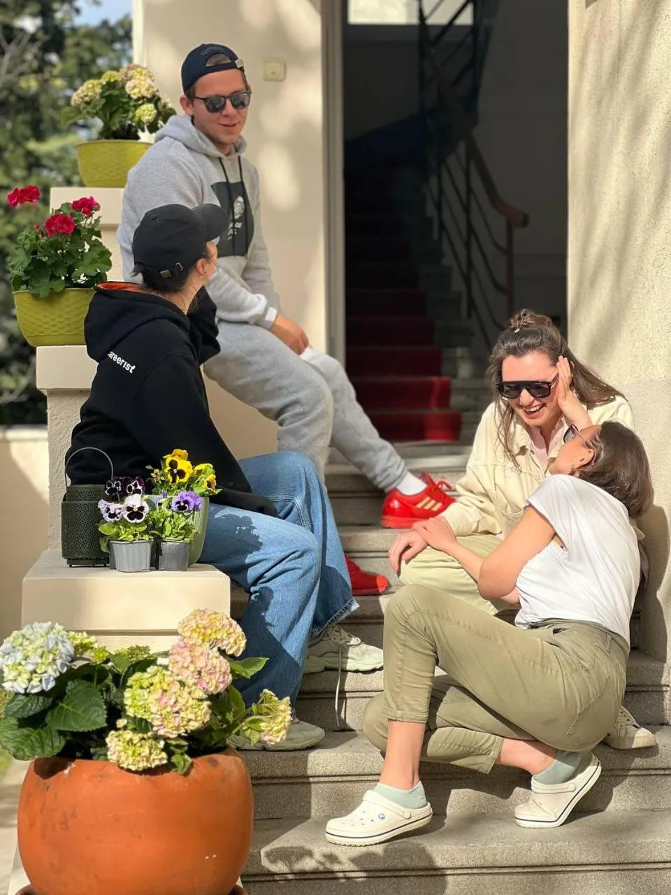 Facade/entrance in Cabbage Hostel