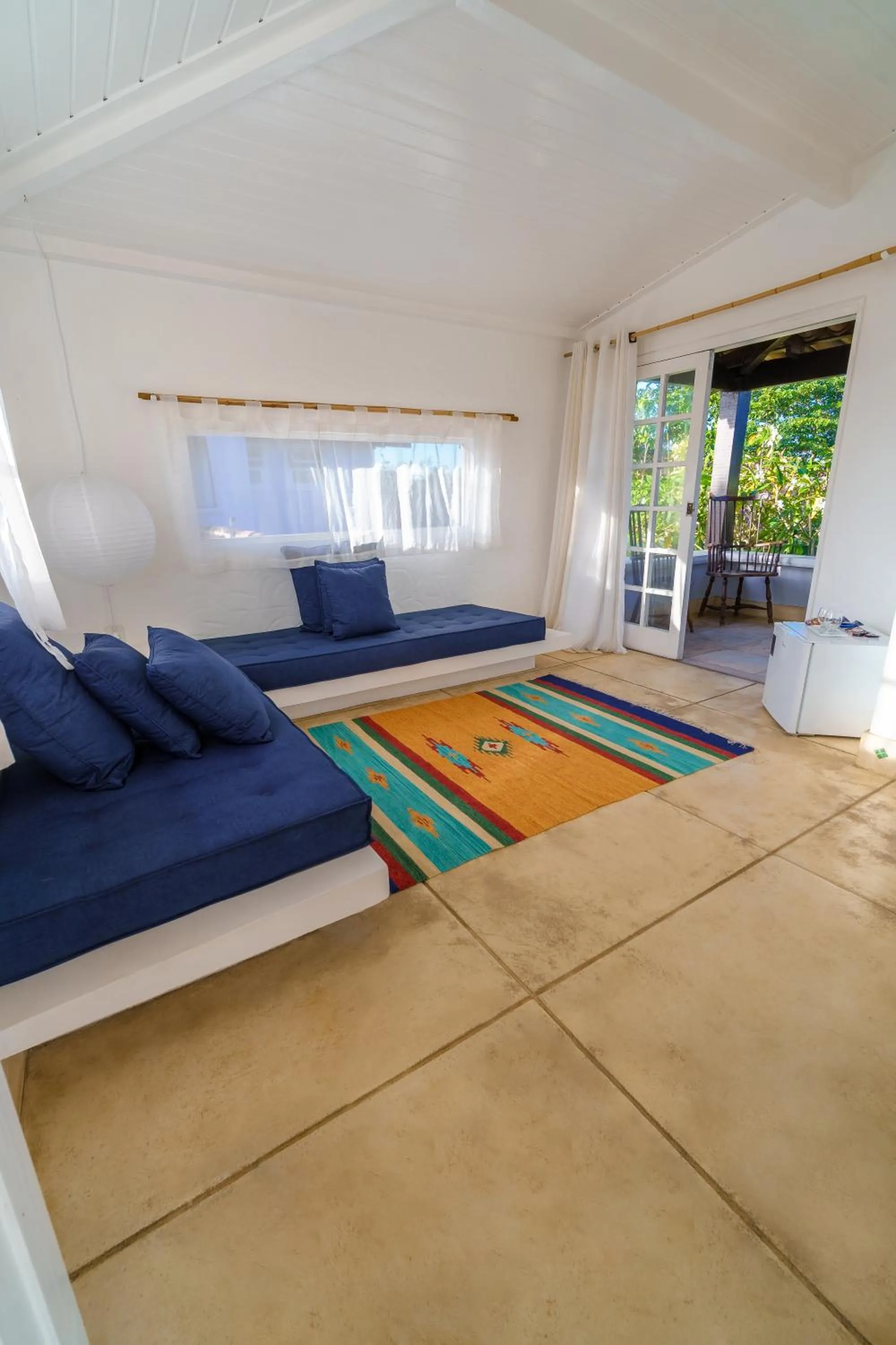 Living room in Pousada Maré Búzios