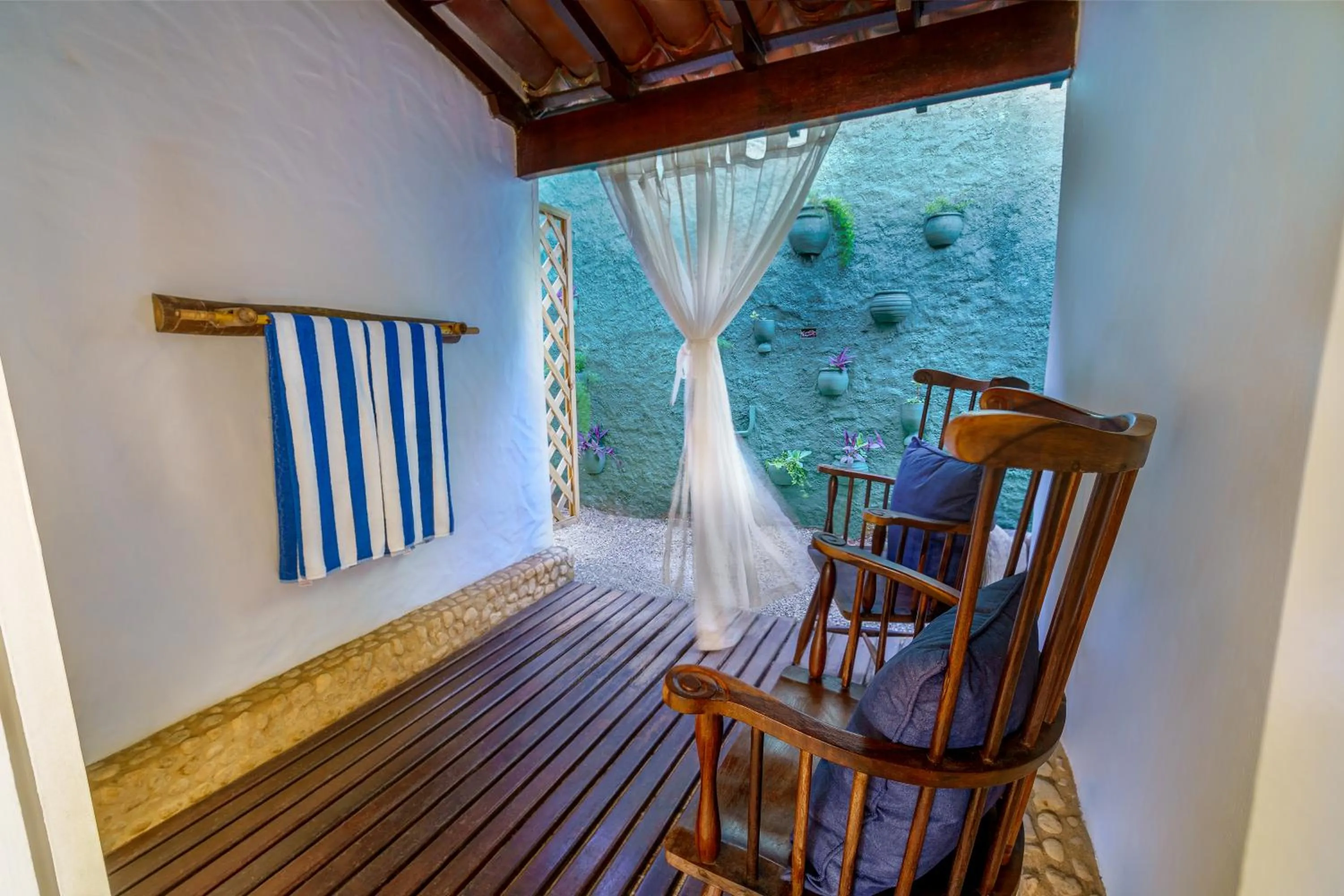 Balcony/Terrace in Pousada Maré Búzios